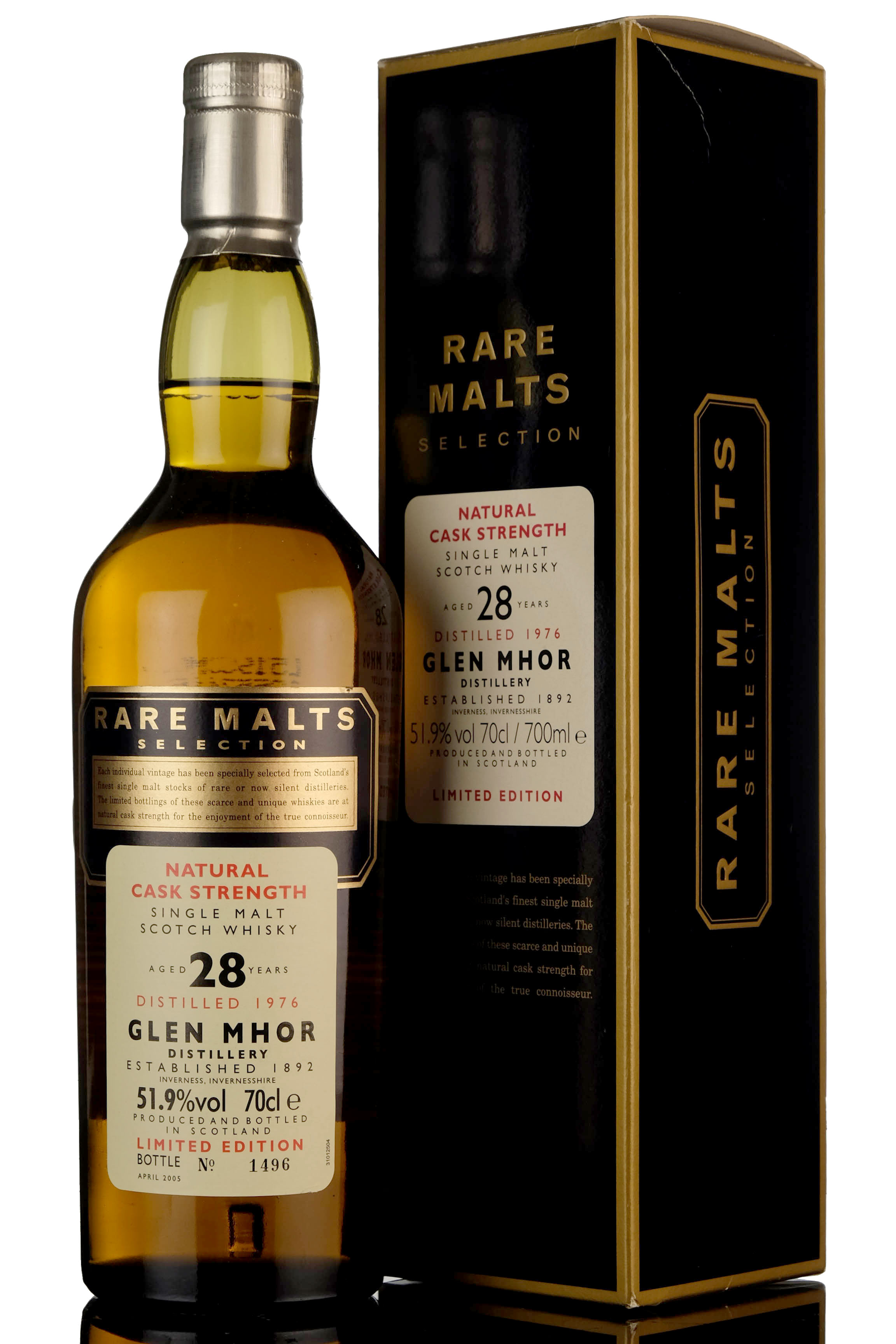 Glen Mhor 1976-2005 - 28 Year Old - Rare Malts 51.9%