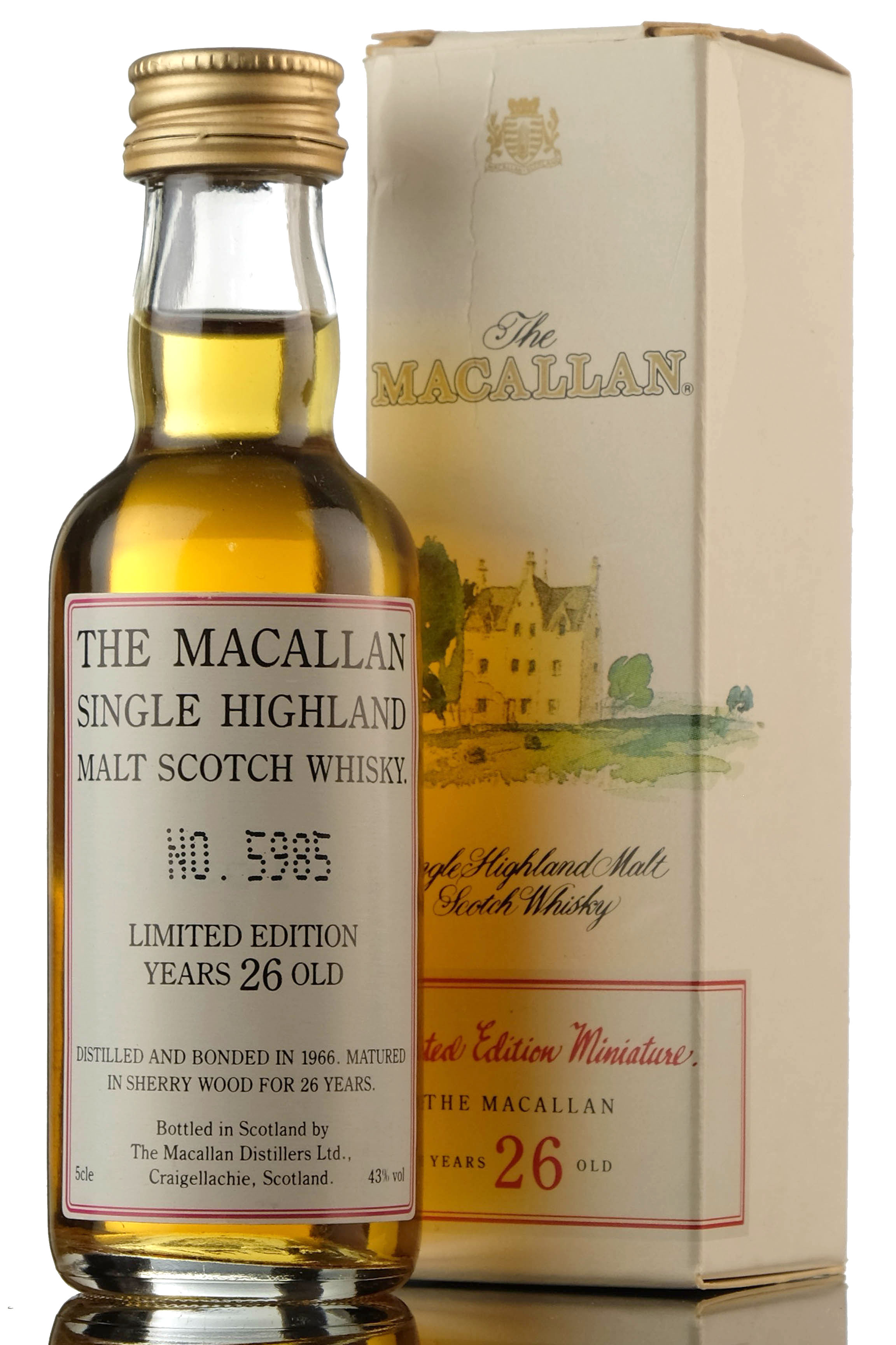 Macallan 1966 - 26 Year Old - Miniature