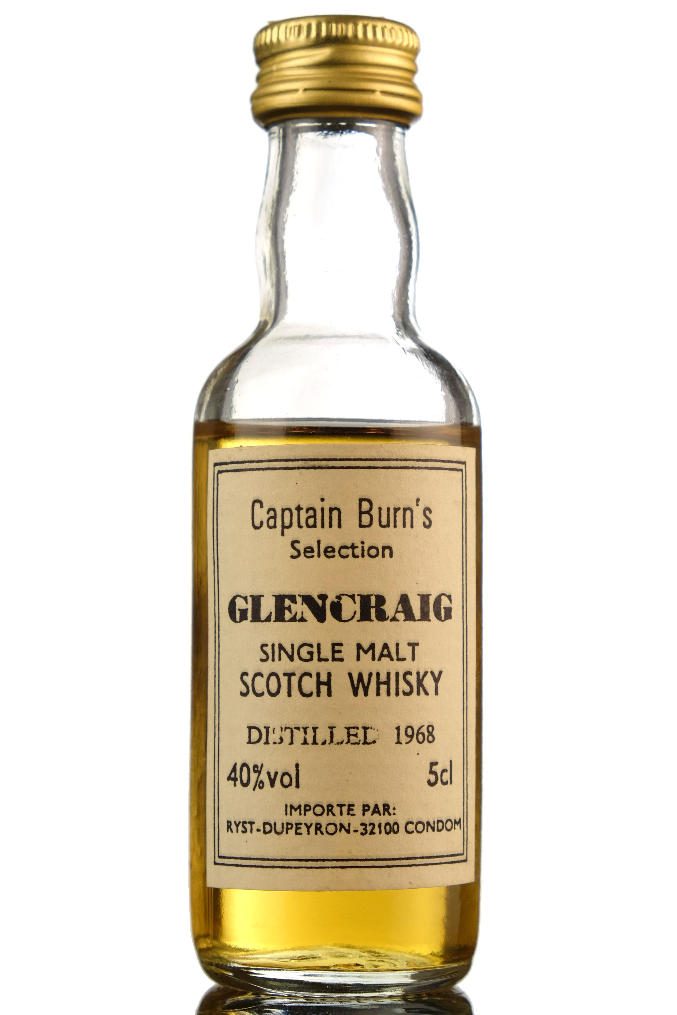Glencraig 1968 - Captain Burns Selection Miniature