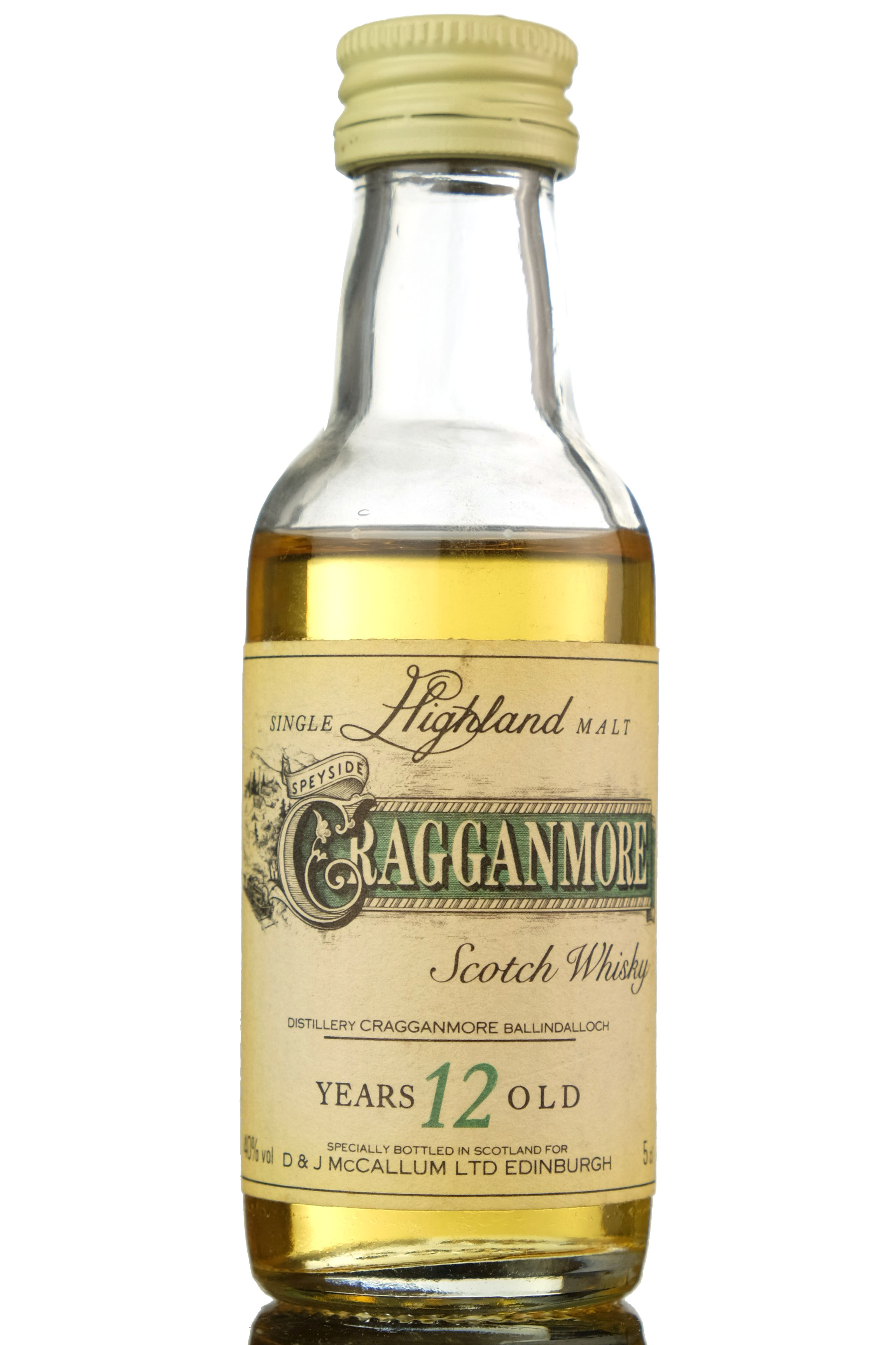 Cragganmore 12 Year Old Miniature