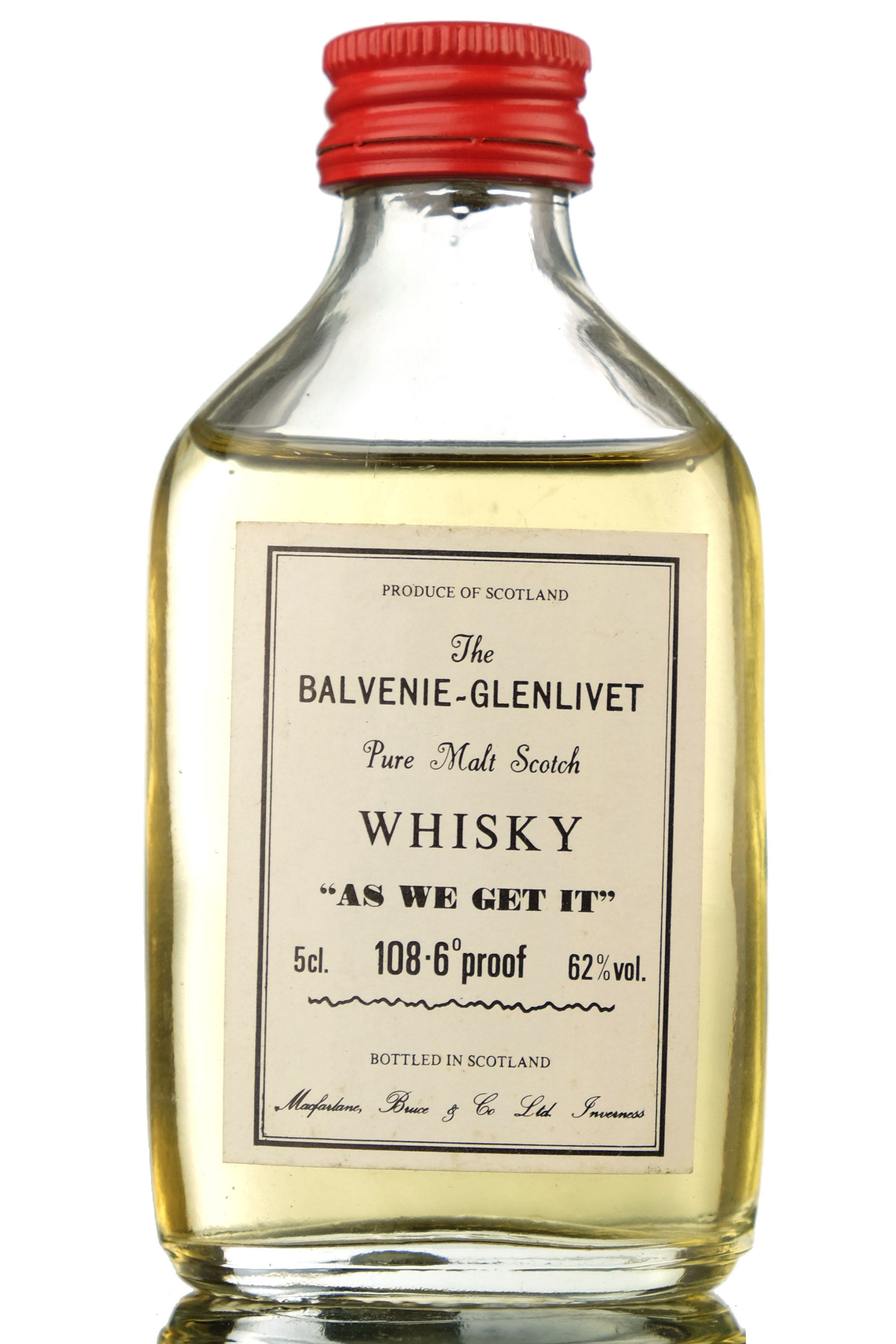 Balvenie-Glenlivet As We Get It - 108.6 Proof Miniature