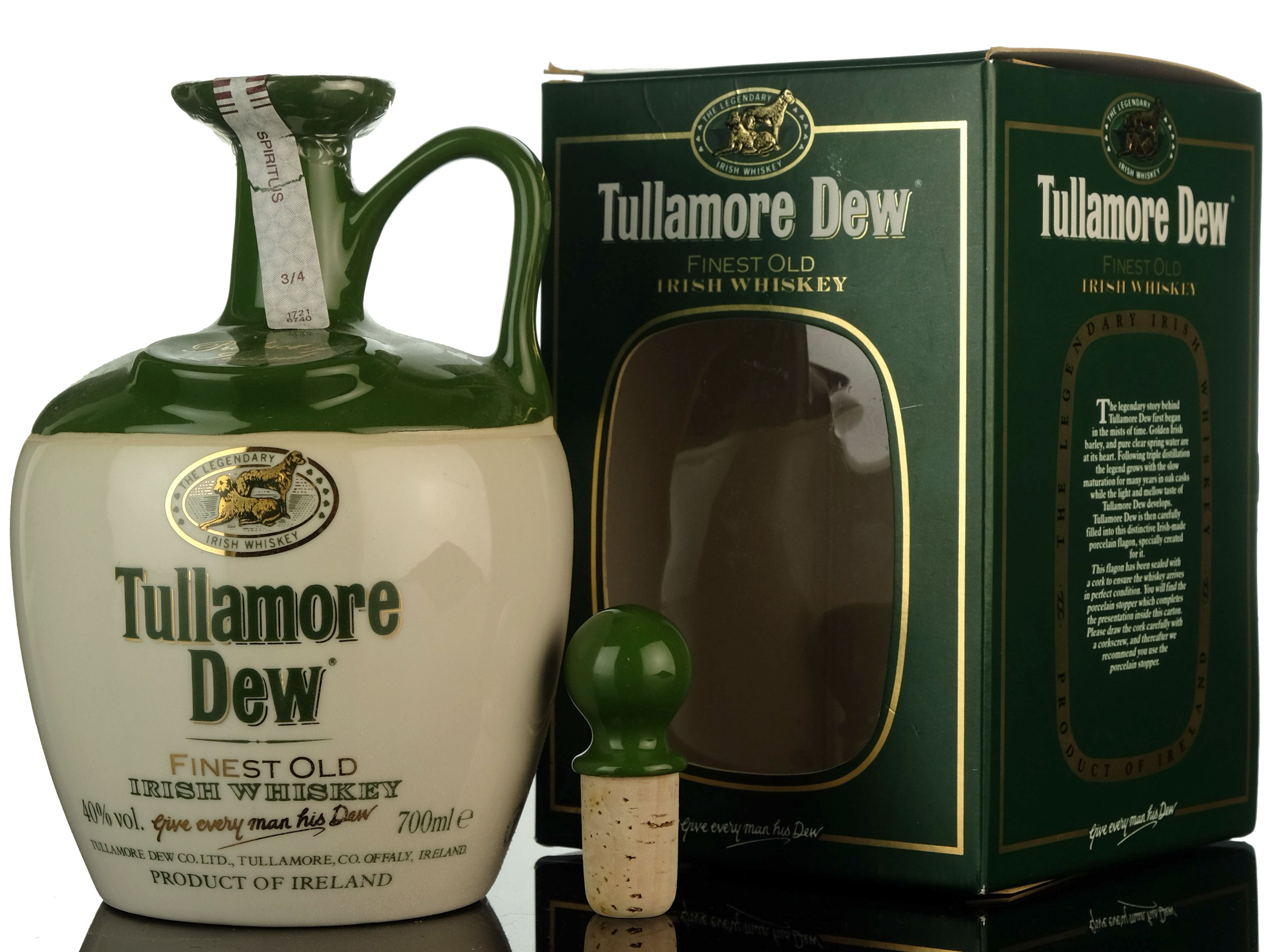 Tullamore Dew Irish Whiskey Ceramic