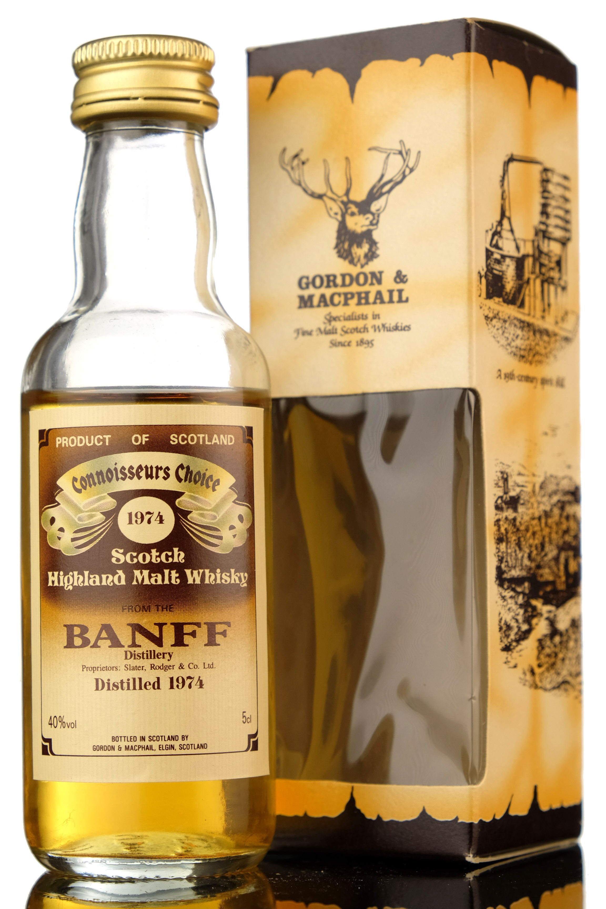 Banff 1974 - Gordon & MacPhail - Connoisseurs Choice - Miniature