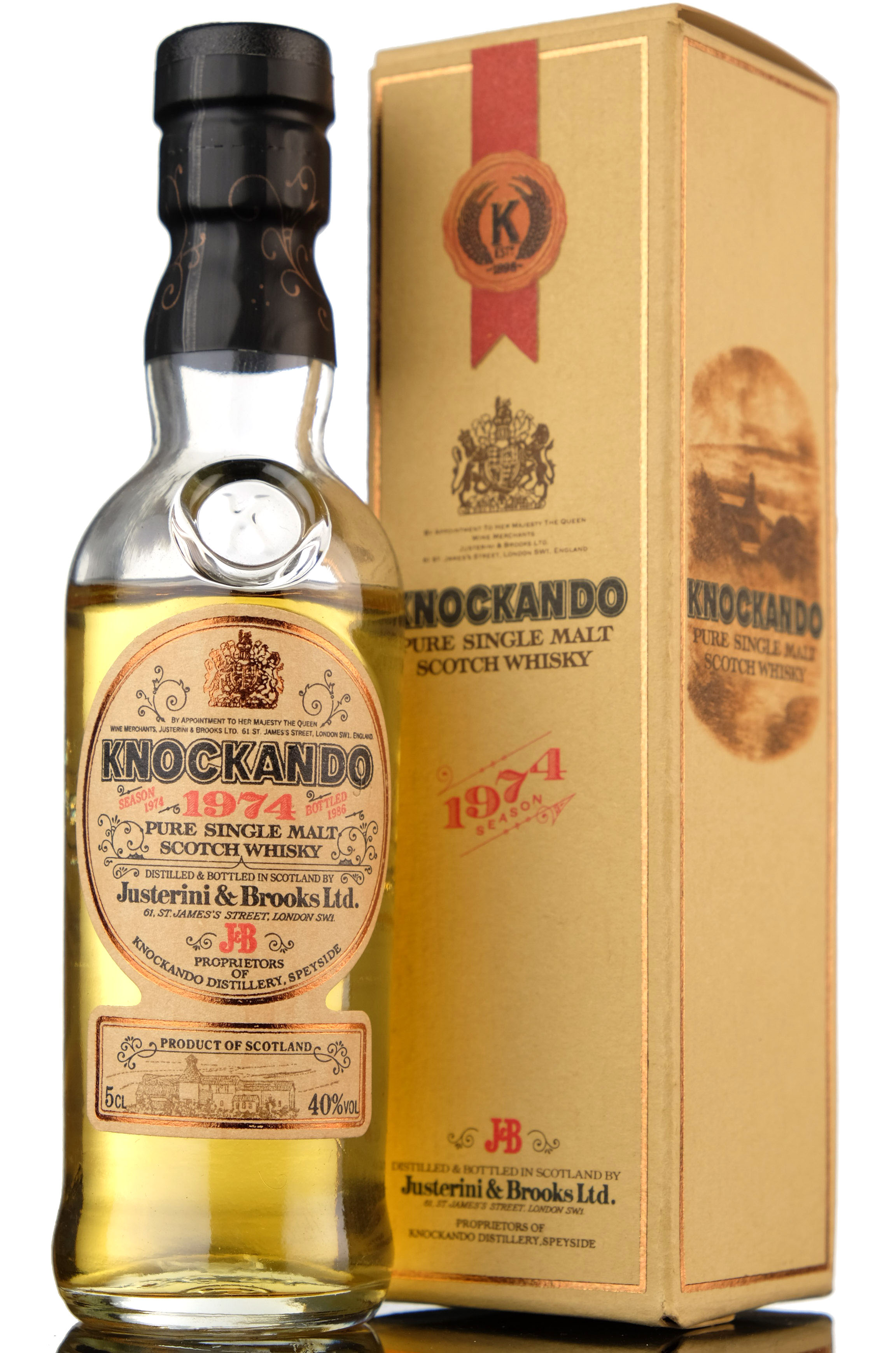 Knockando 1974-1986 Miniature