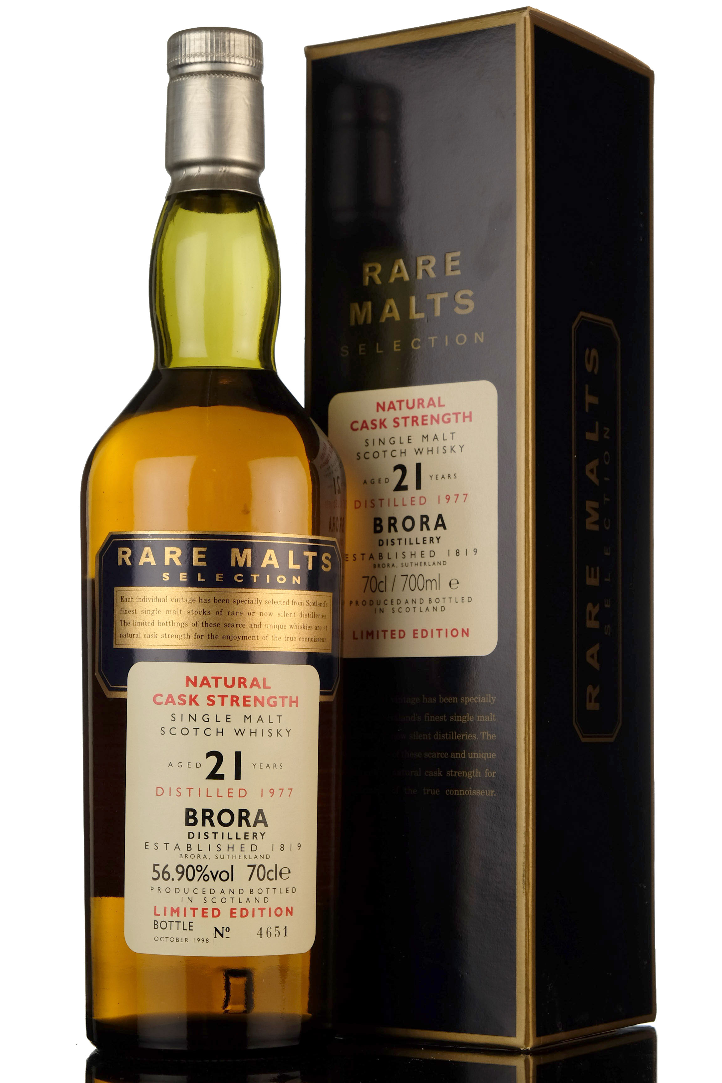 Brora 1977-1998 - 21 Year Old - Rare Malts 56.90%