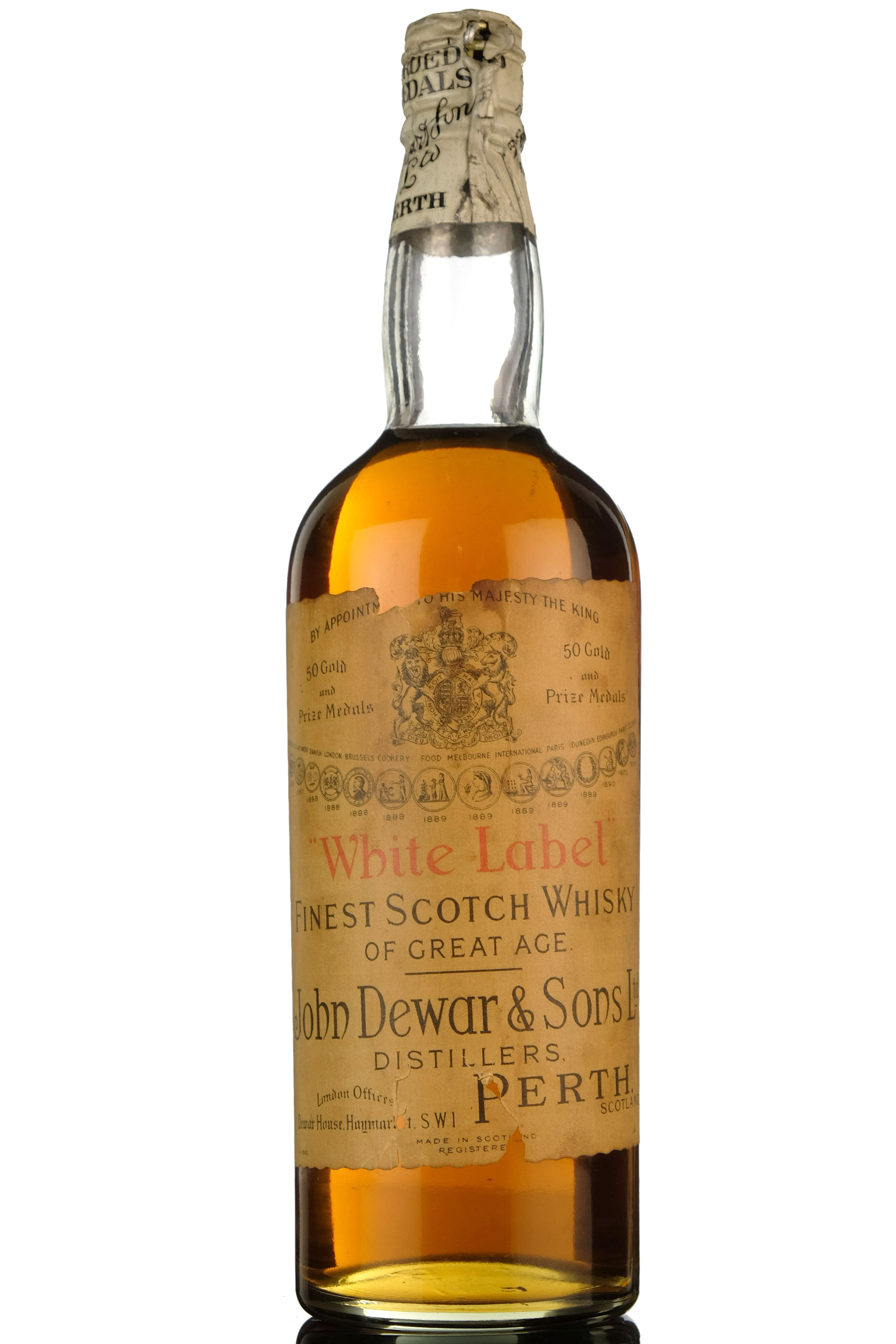 Dewars White Label Bottled 1929