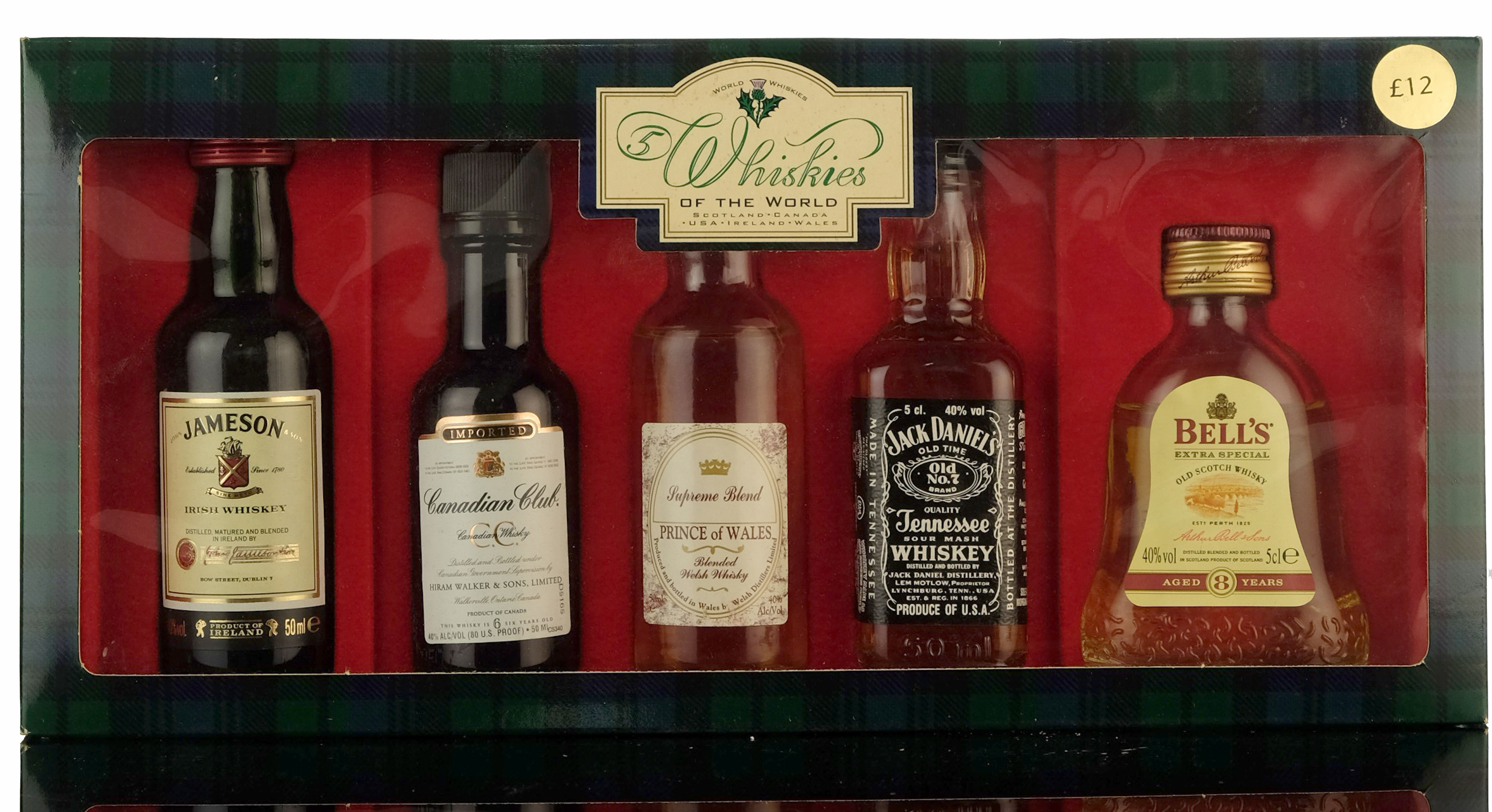 Whiskies Of The World Miniature Set