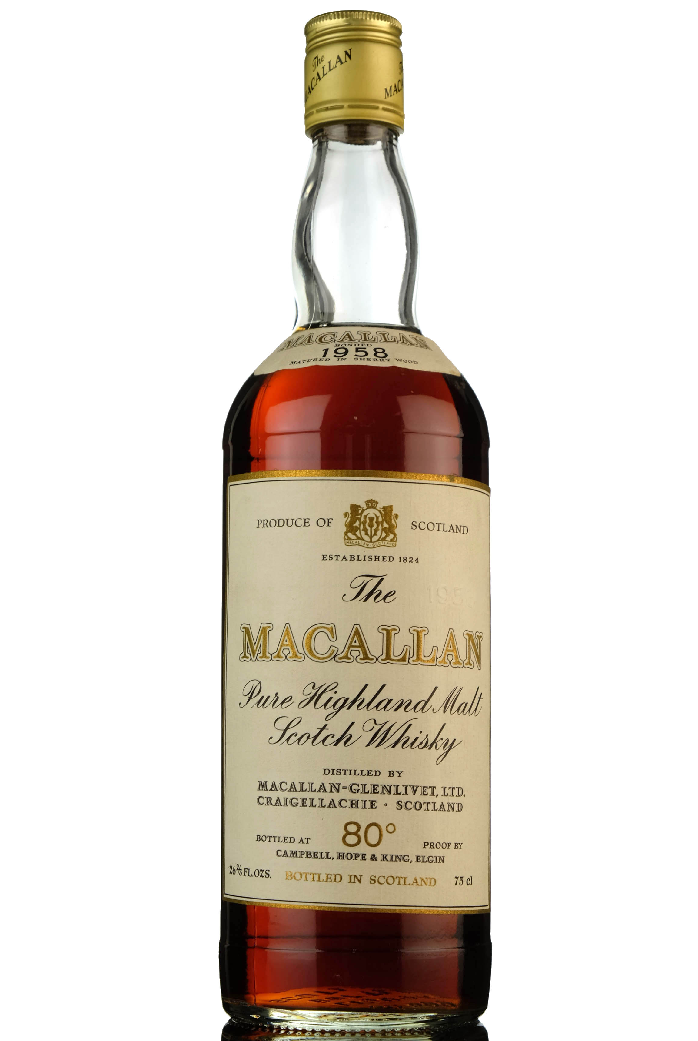 Macallan 1958 - Campbell Hope & King - 1970s