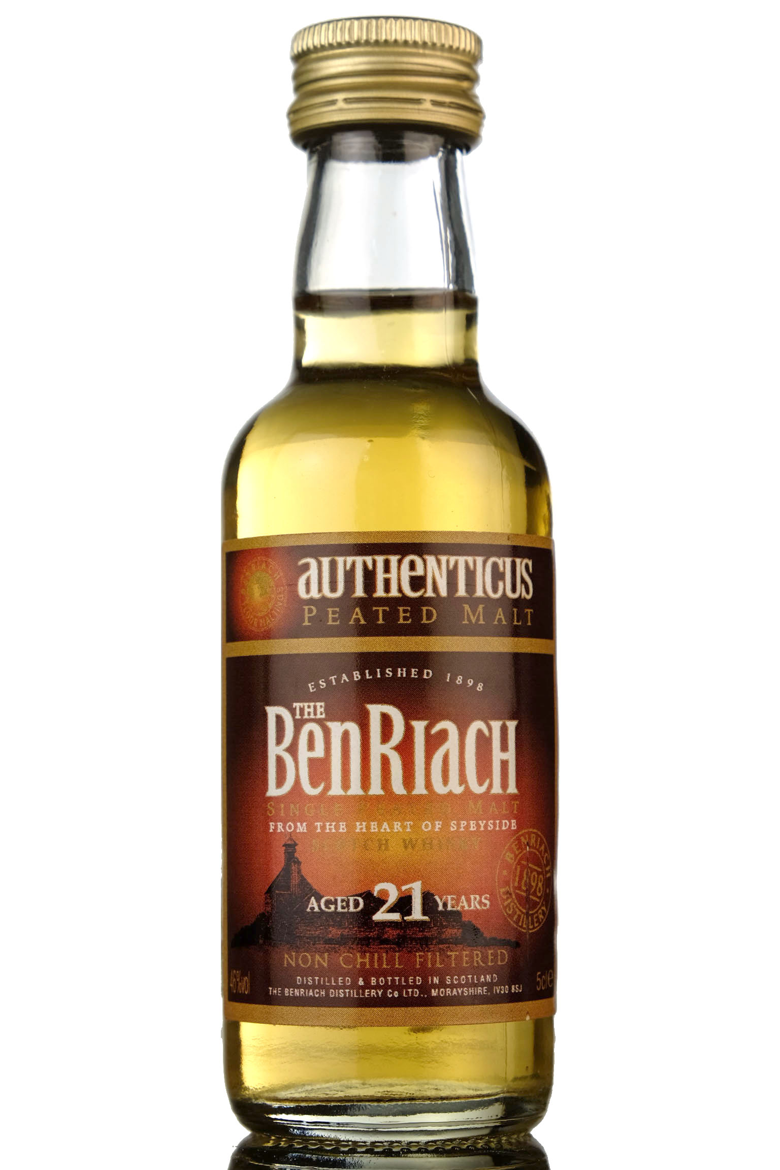 Benriach Authenticus - 21 Year Old Miniature