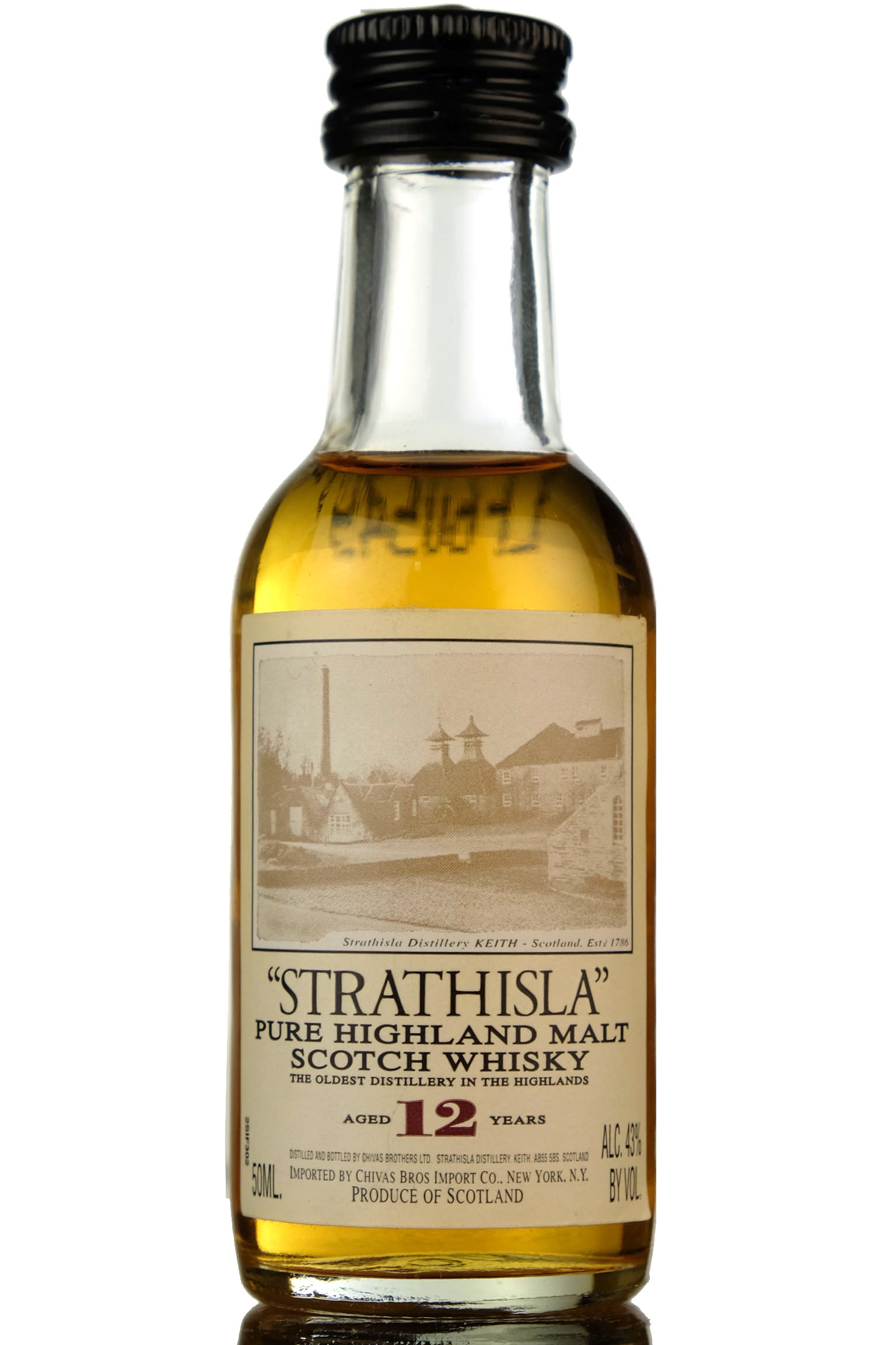 Strathisla 12 Year Old Miniature