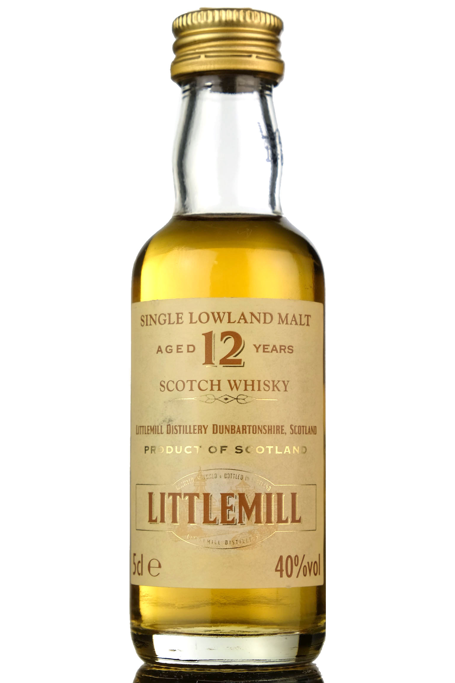 Littlemill 12 Year Old Miniature