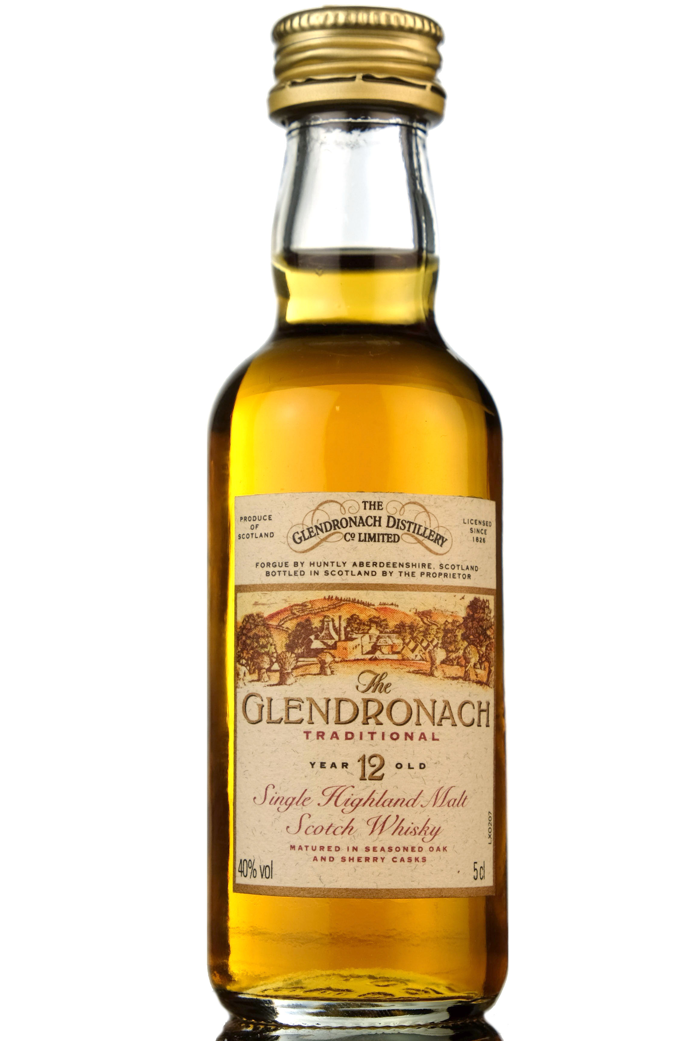 Glendronach 12 Year Old - Traditional Miniature