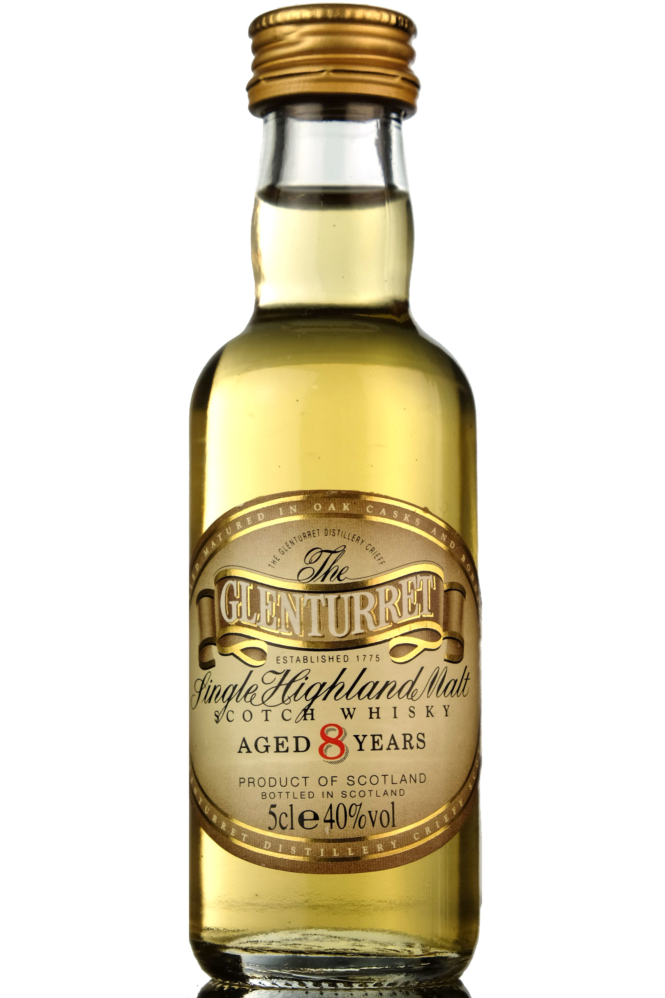 Glenturret 8 Year Old Miniature