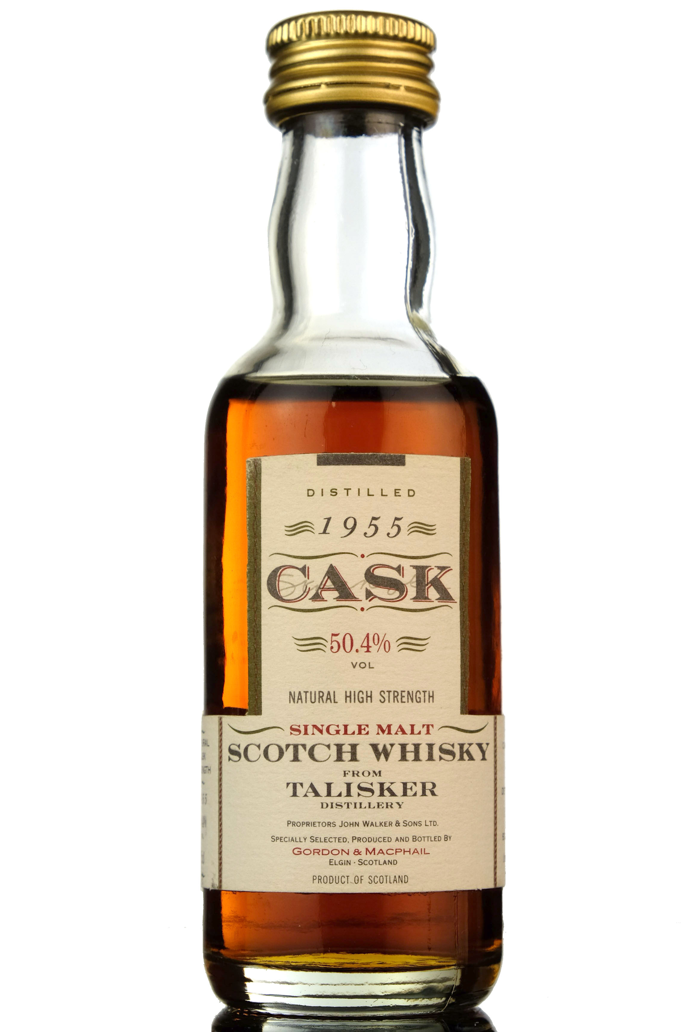 Talisker 1955-1992 - Cask Strength - Gordon & MacPhail Miniature