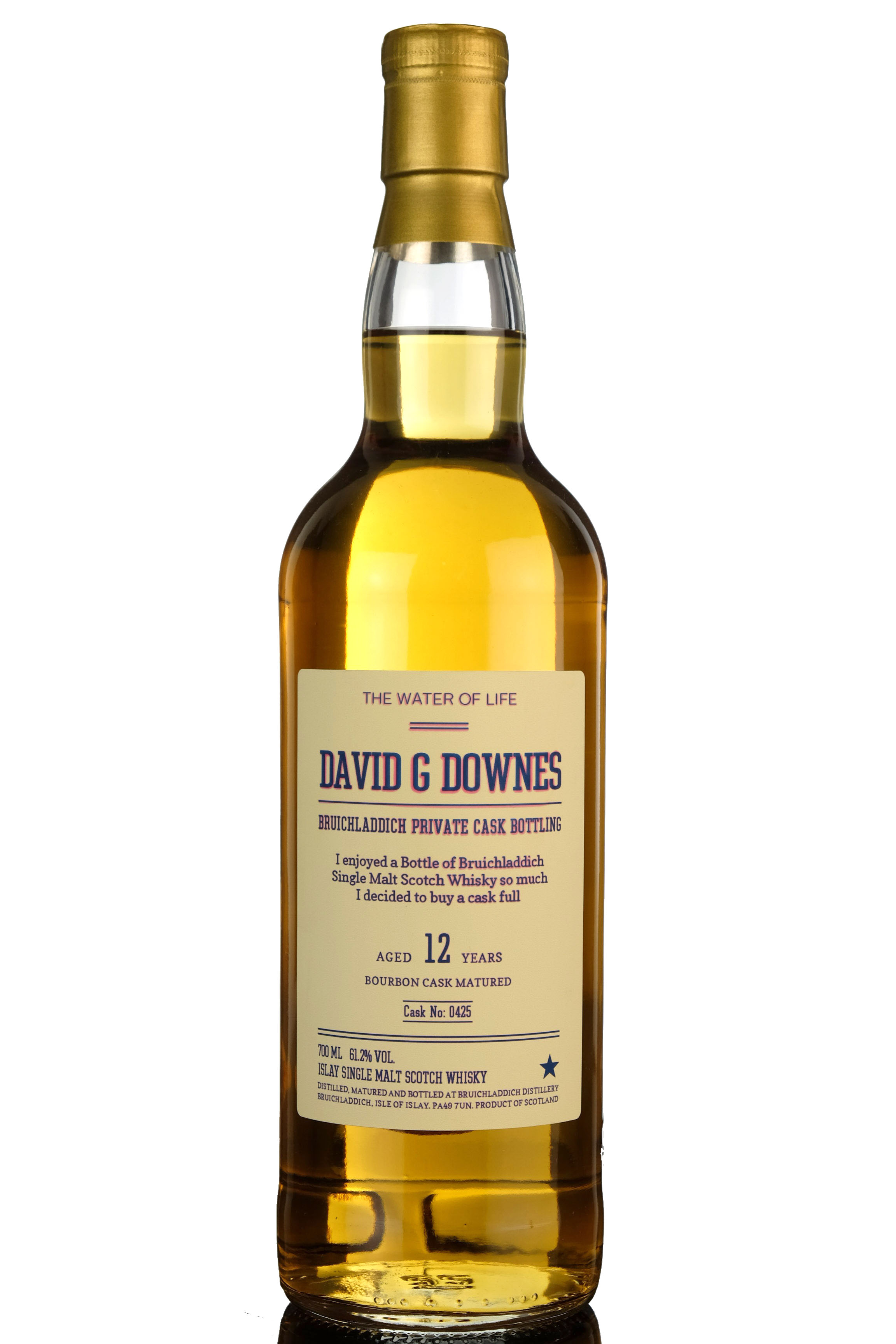 Bruichladdich 2005-2017 - 12 Year Old - Private Bottling - David G Downes - Single Cask 04