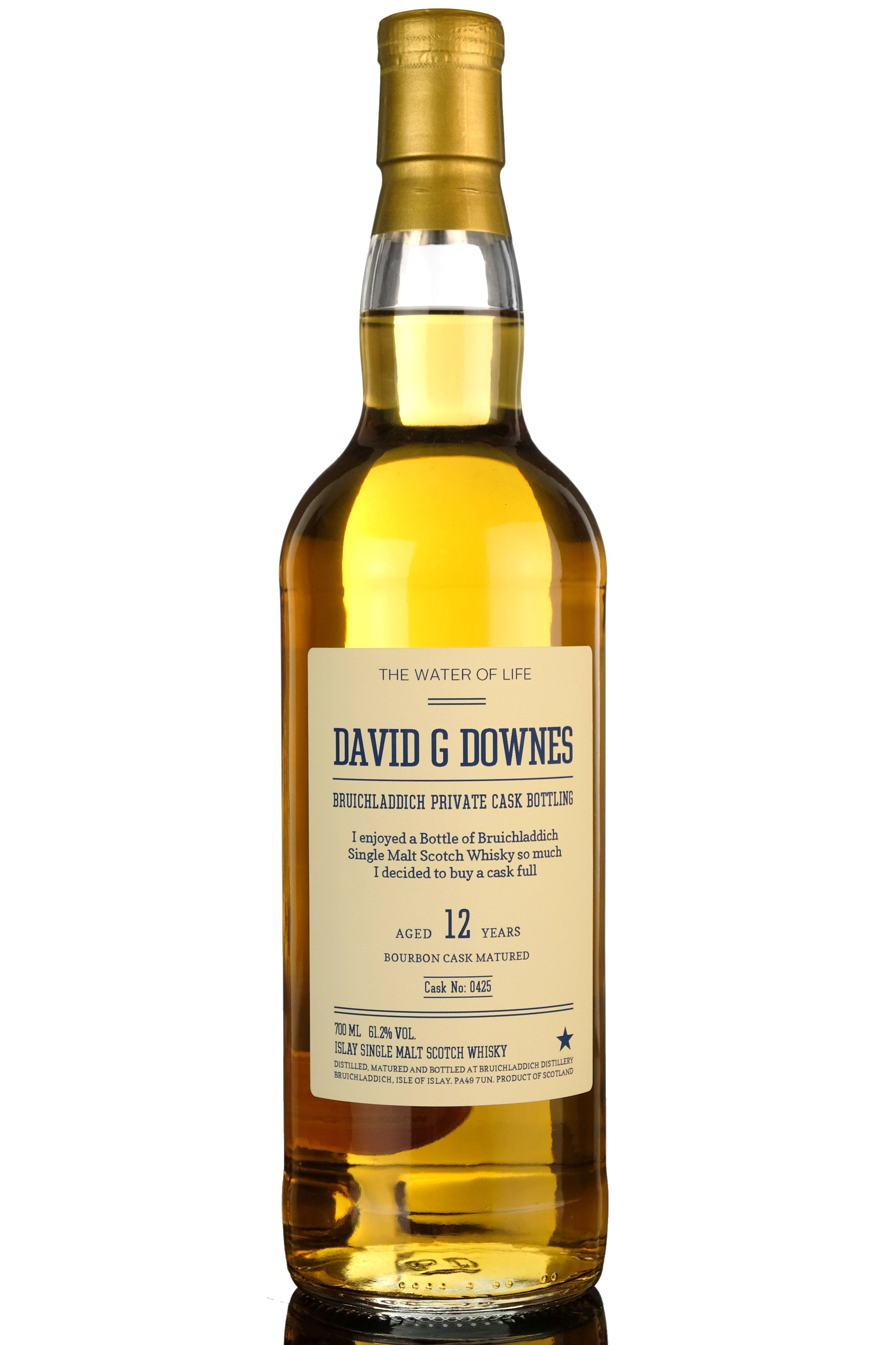 Bruichladdich 2005-2017 - 12 Year Old - Private Bottling - David G Downes - Single Cask 04