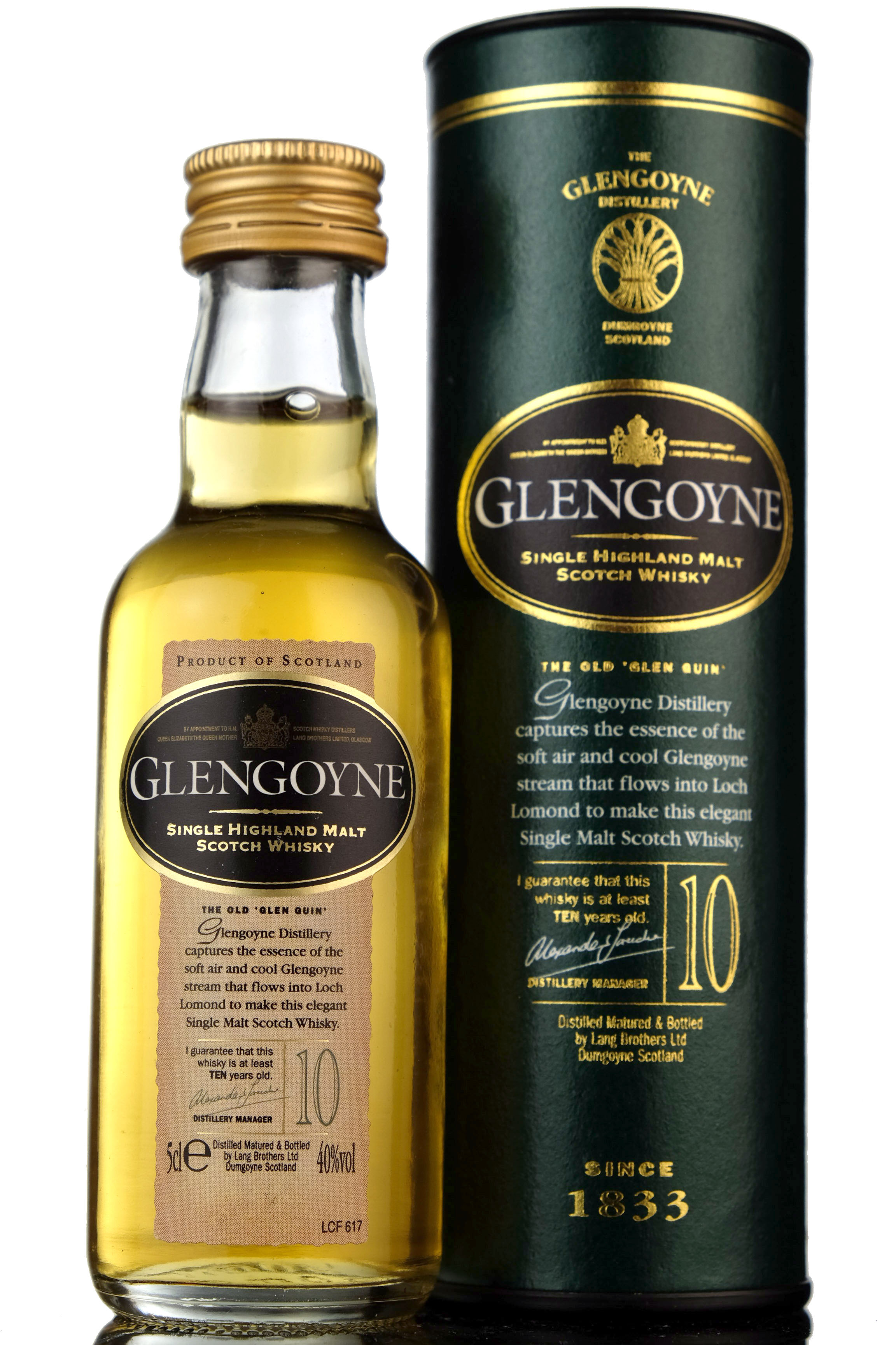 Glengoyne 10 Year Old Miniature