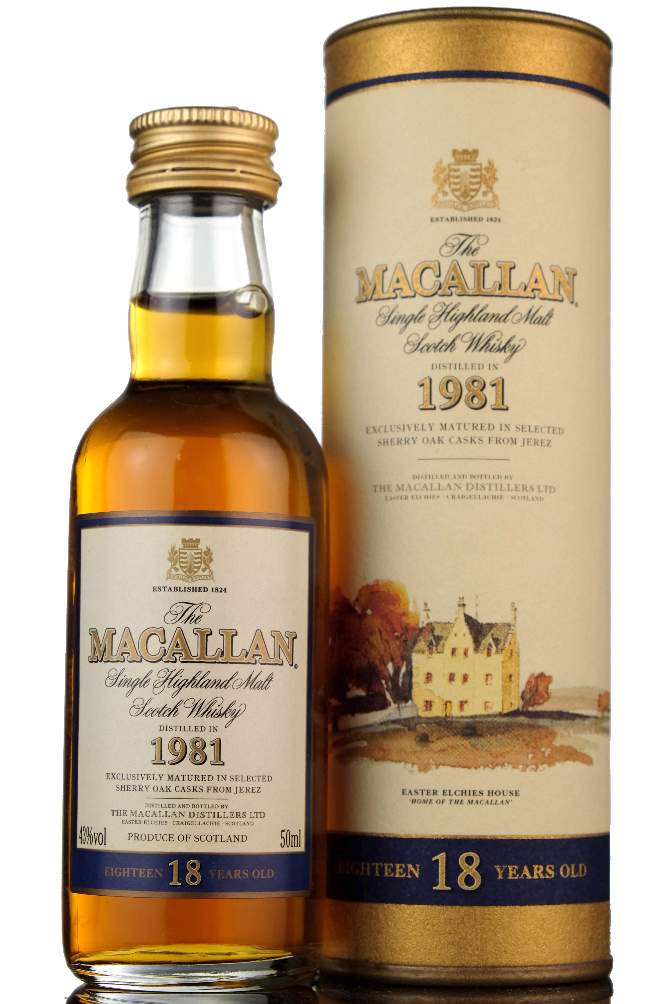 Macallan 1981 - 18 Year Old Miniature