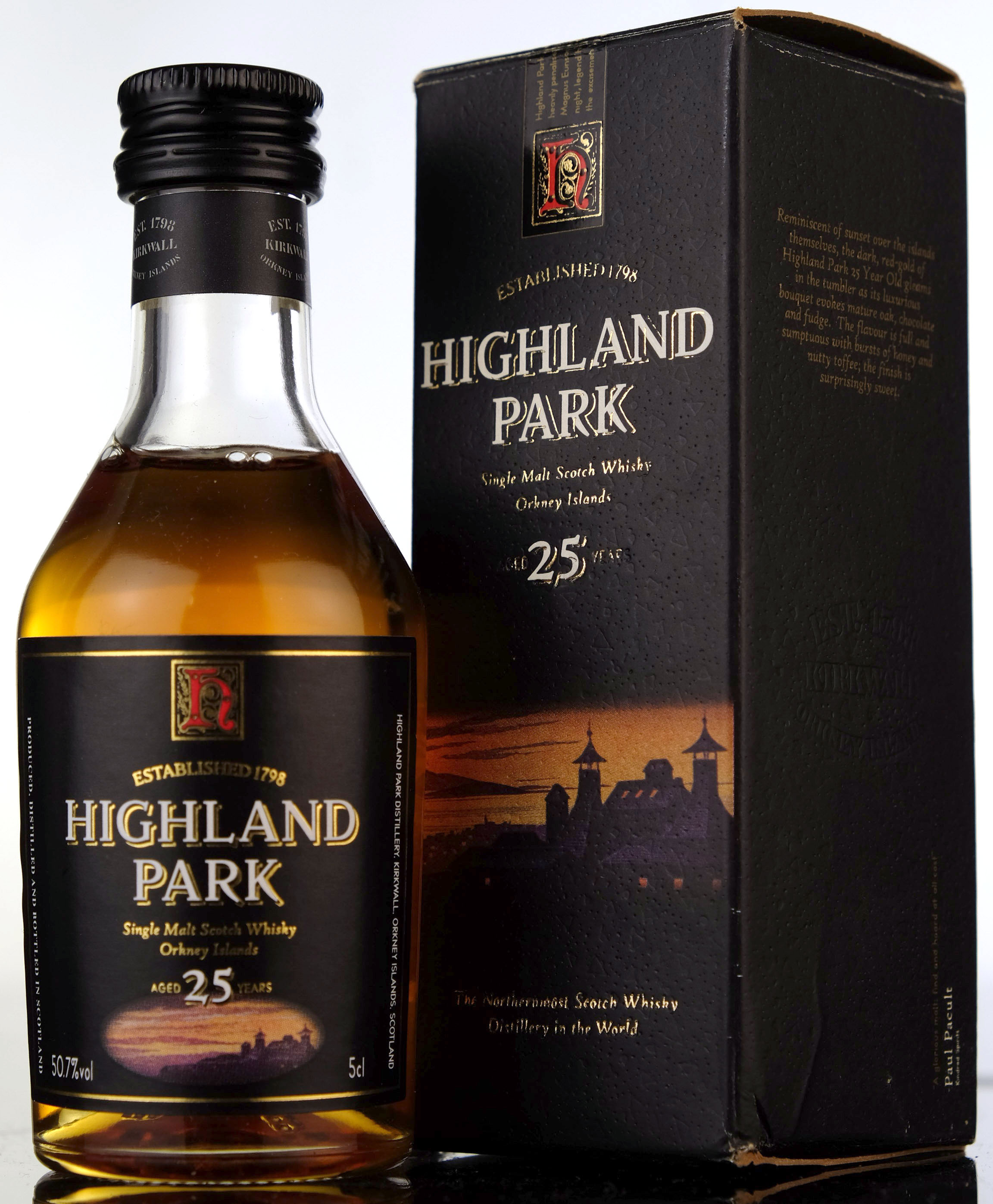 Highland Park 25 Year Old Miniature