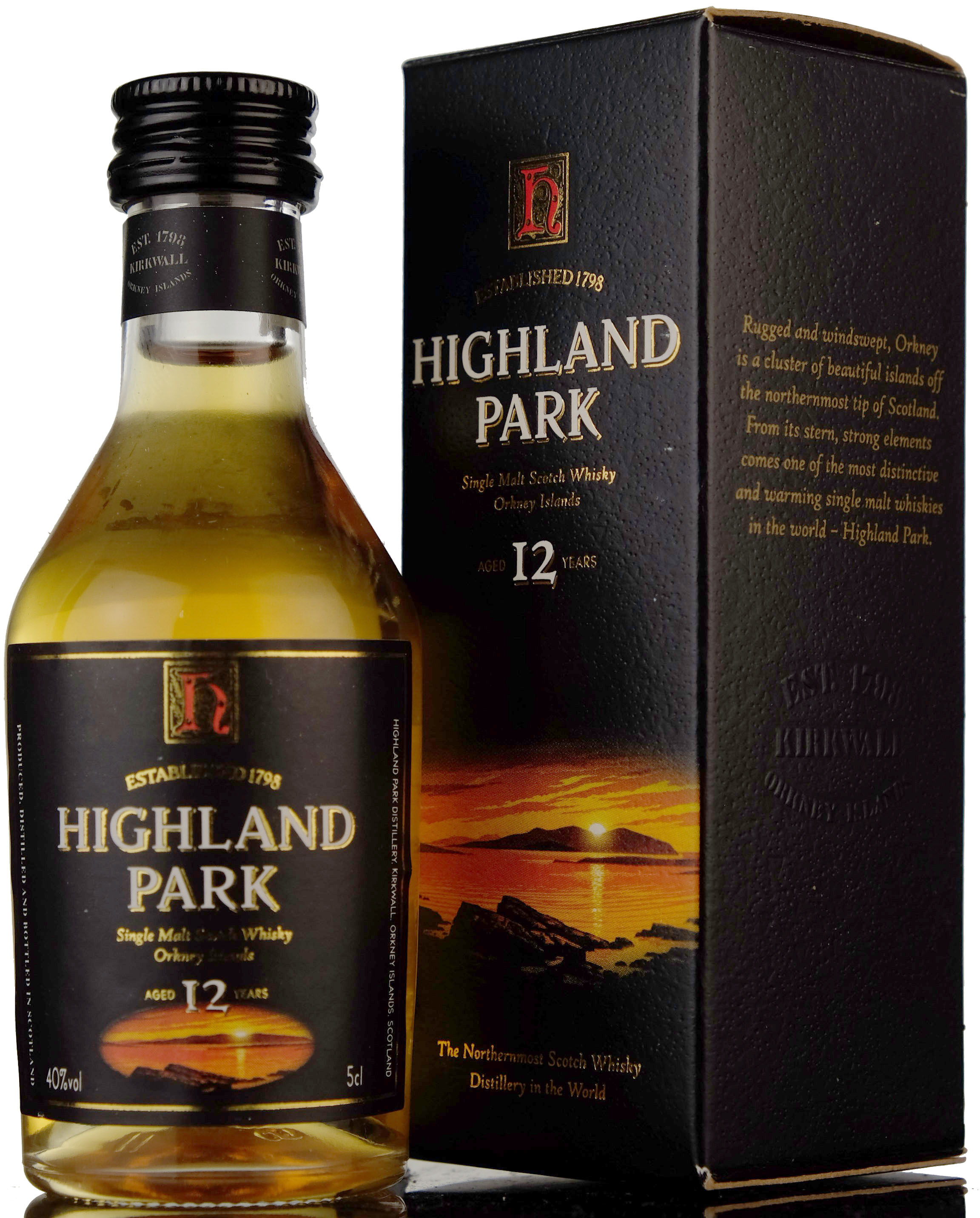 Highland Park 12 Year Old Miniature