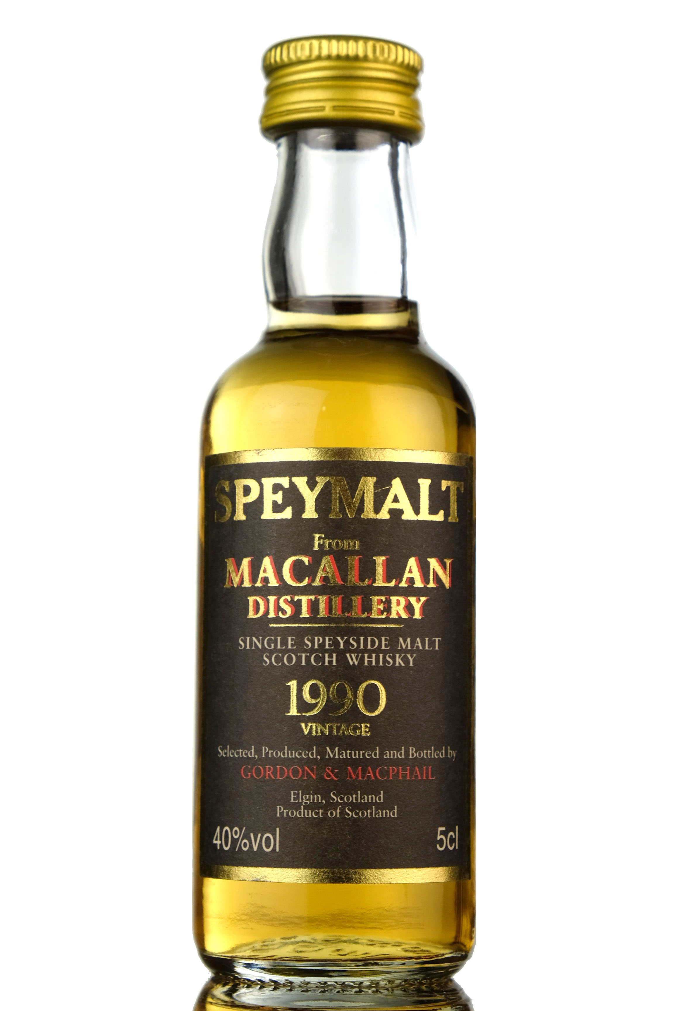 Macallan 1990 Speymalt - Gordon & MacPhail Miniature