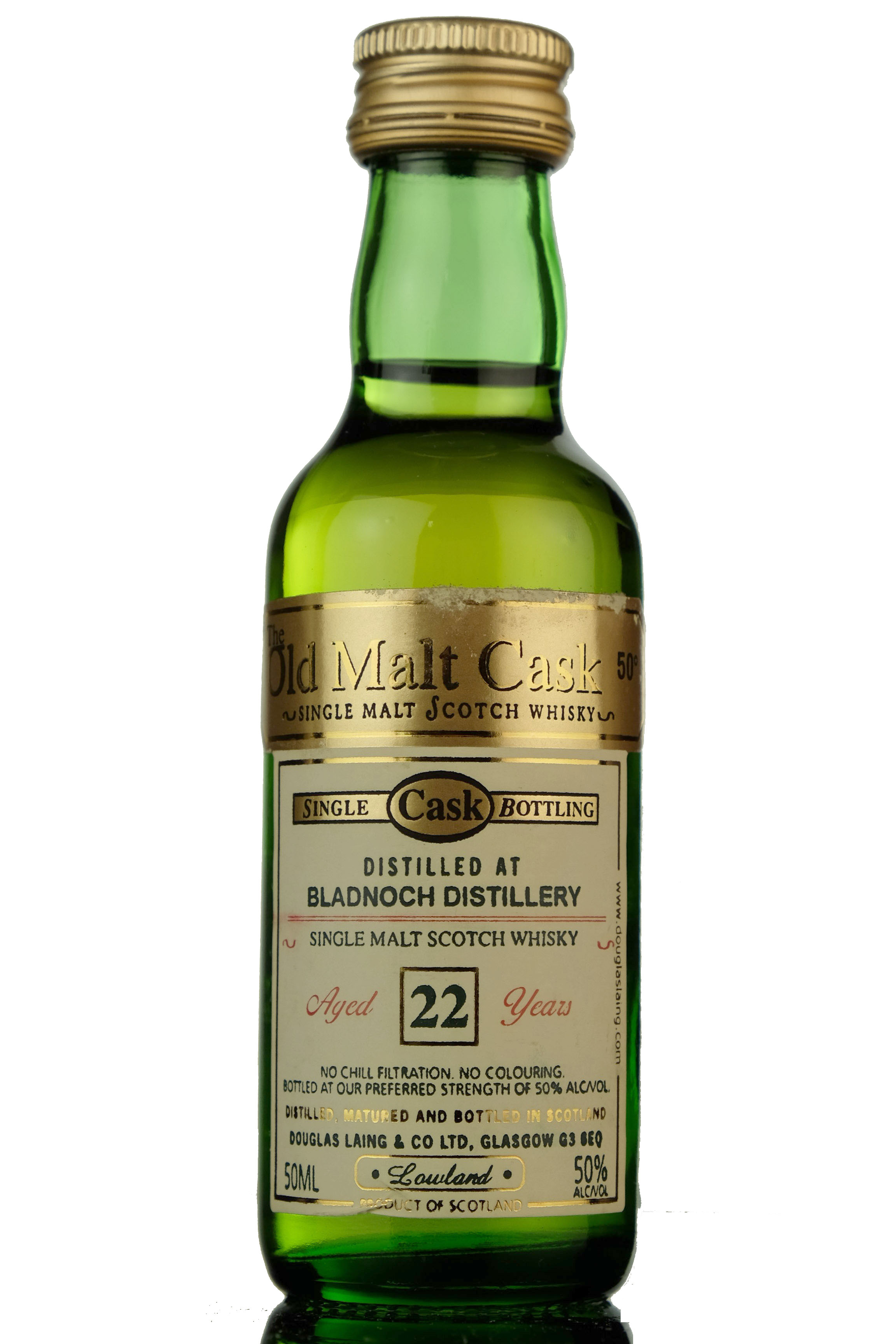Bladnoch 22 Year Old - Douglas Laing Old Malt Cask Miniature