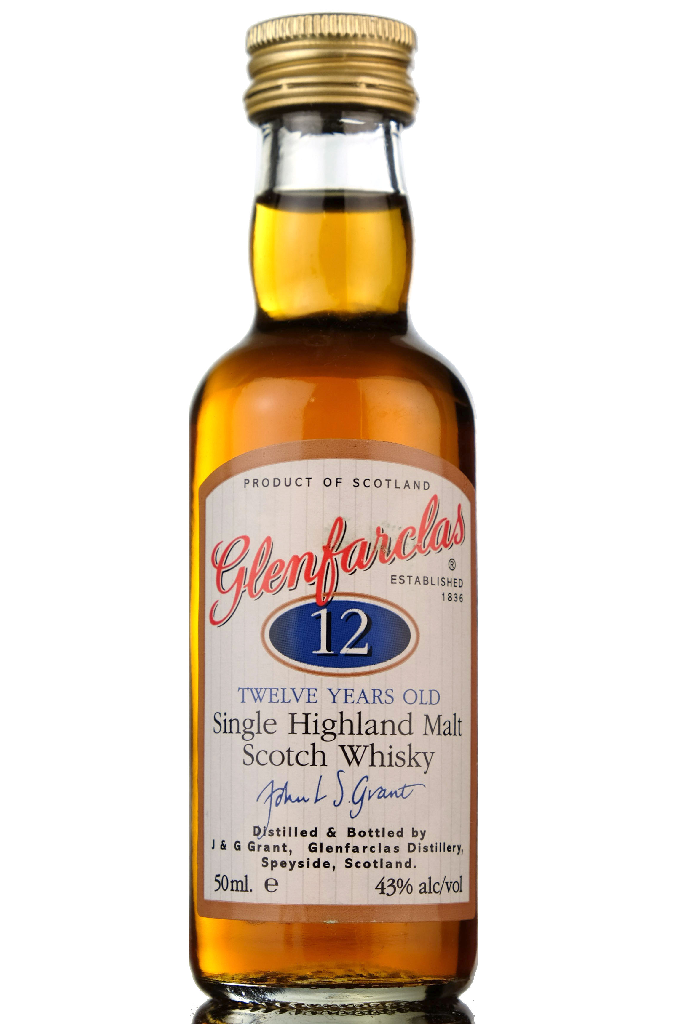 Glenfarclas 12 Year Old Miniature