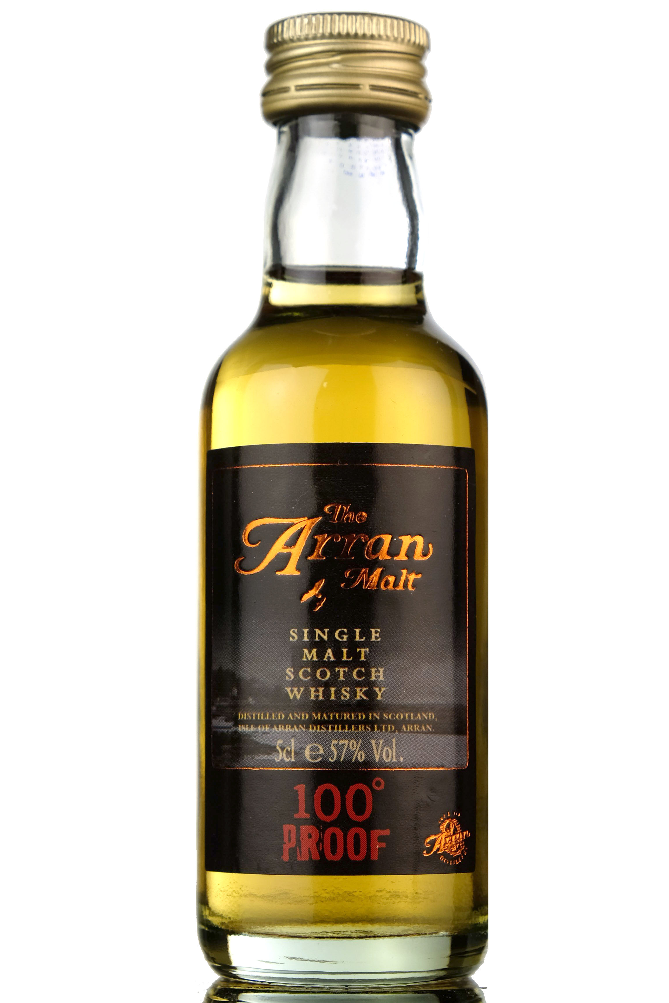 Arran 100 Proof Miniature