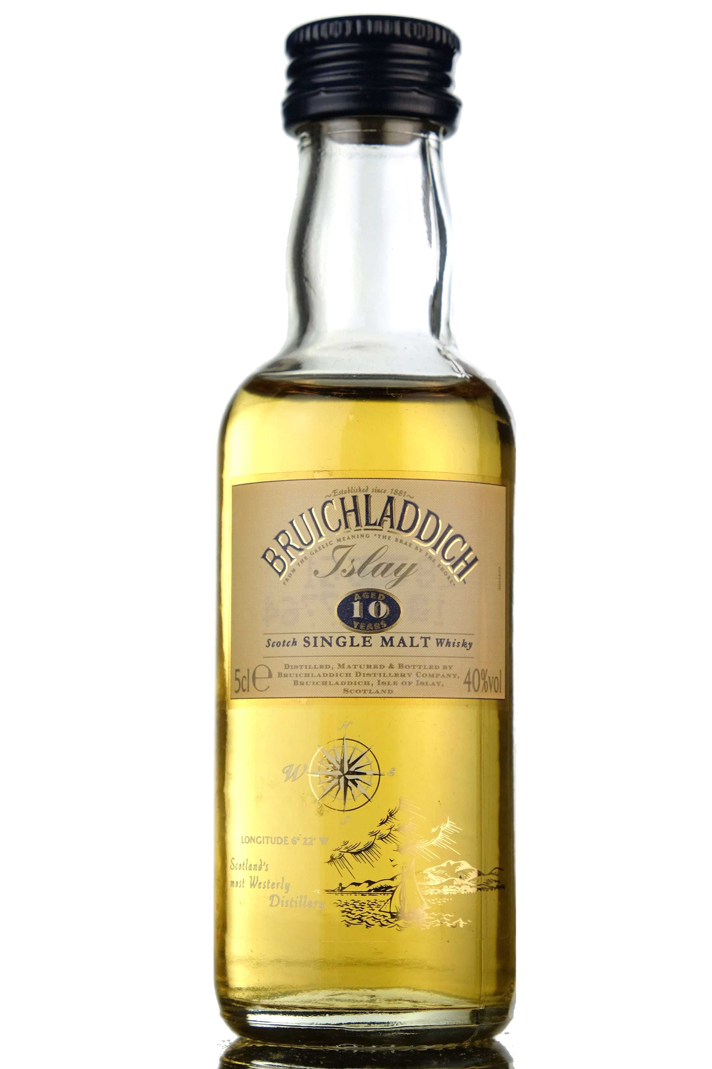 Bruichladdich 10 Year Old - 1990s - Miniature