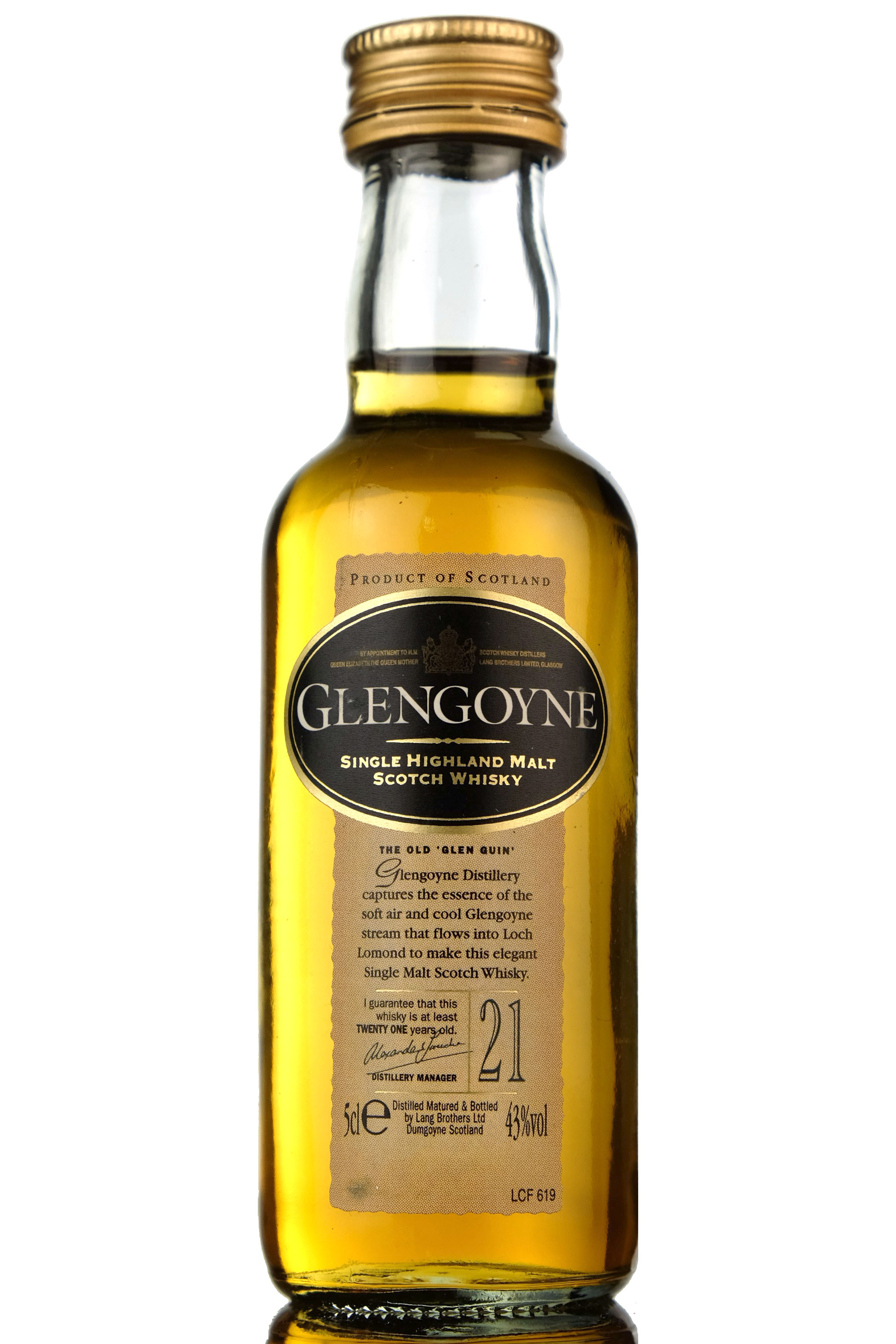Glengoyne 21 Year Old Miniature
