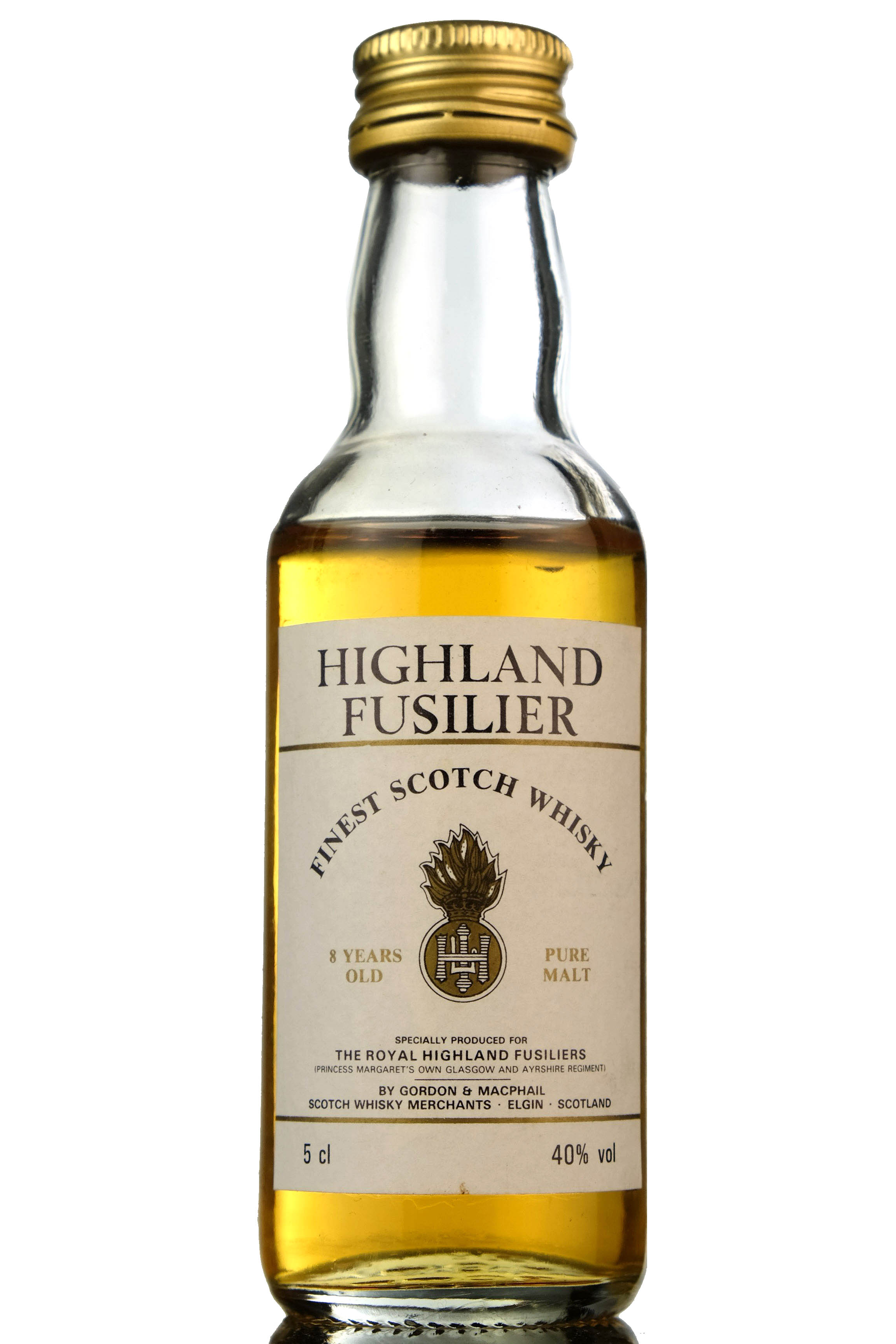Highland Fusilier 8 Year Old - Gordon & MacPhail Miniature