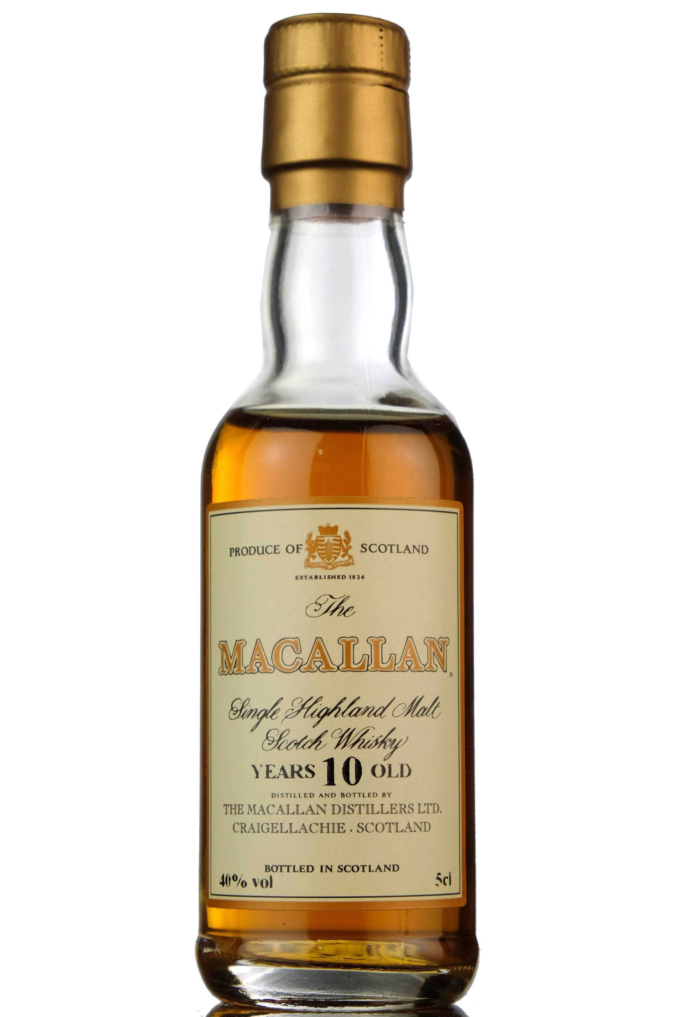 Macallan 10 Year Old Miniature