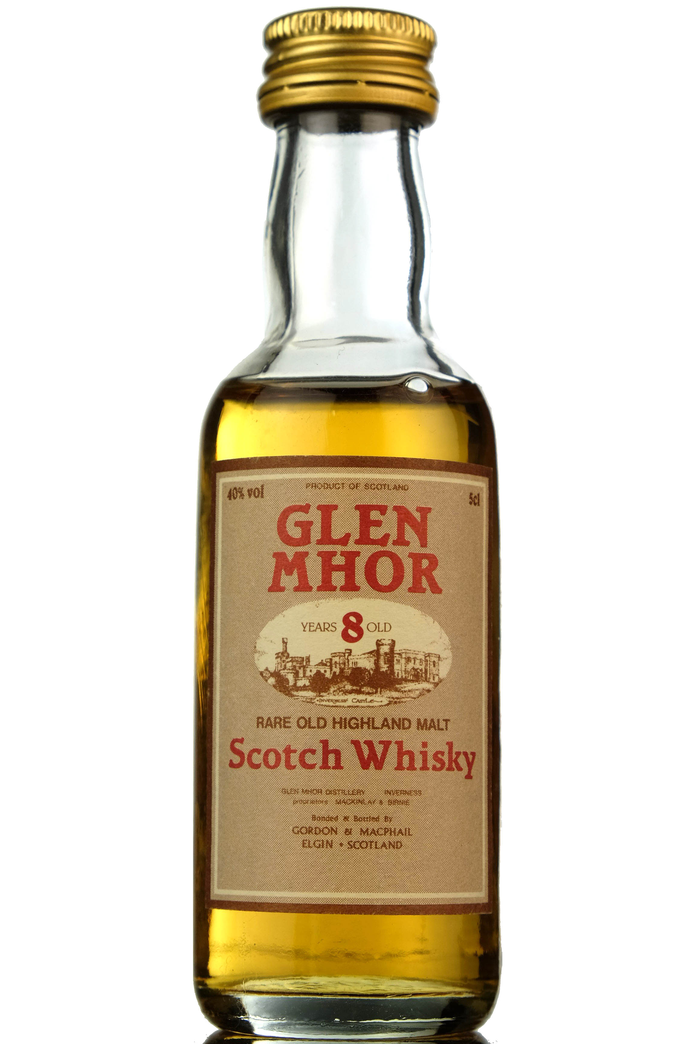 Glen Mhor 8 Year Old - Gordon & MacPhail Miniature