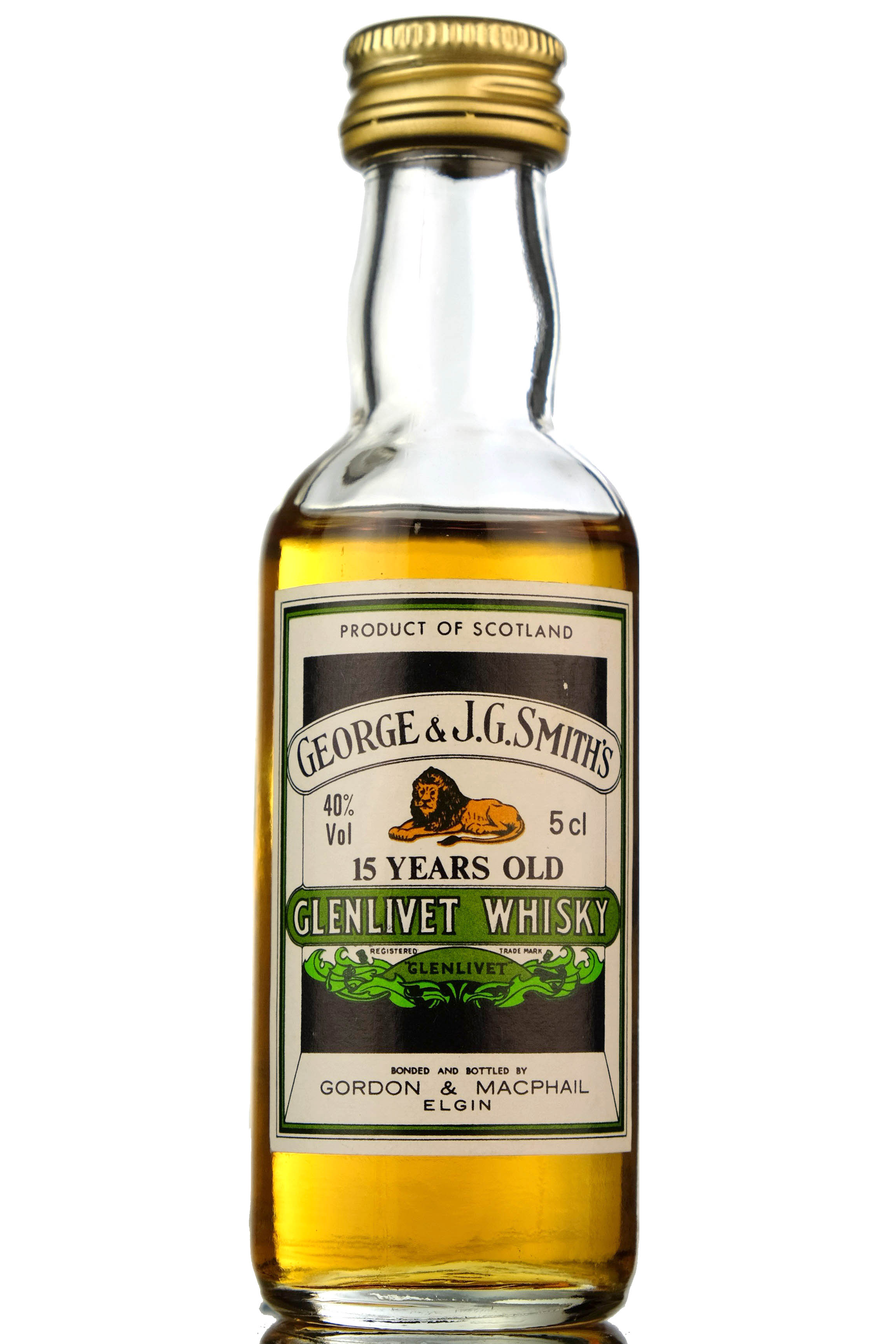 Glenlivet 15 Year Old - Gordon & MacPhail Miniature