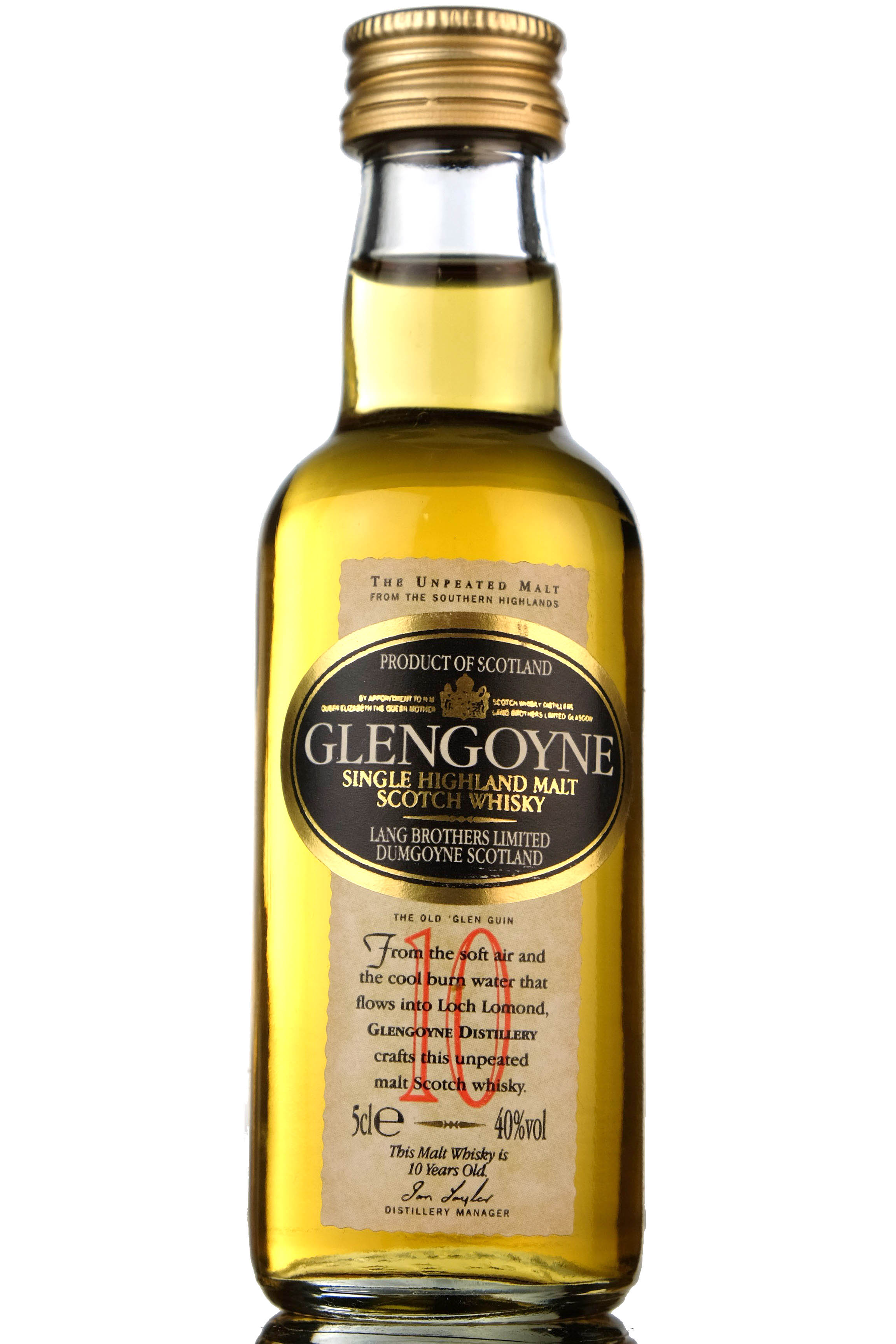 Glengoyne 10 Year Old Miniature