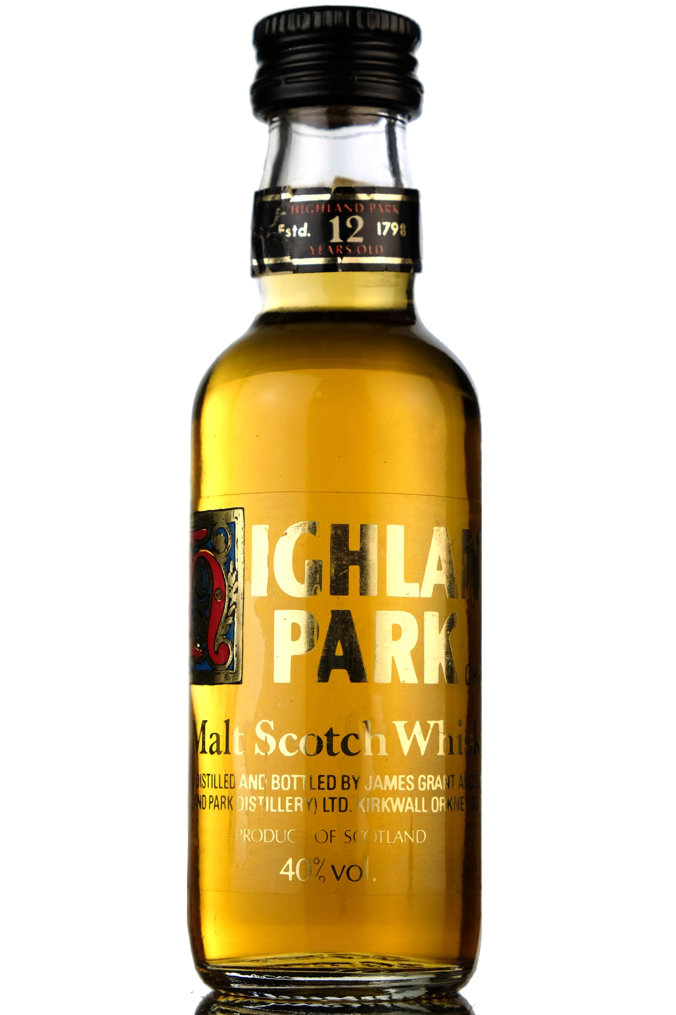 Highland Park 12 Year Old Miniature