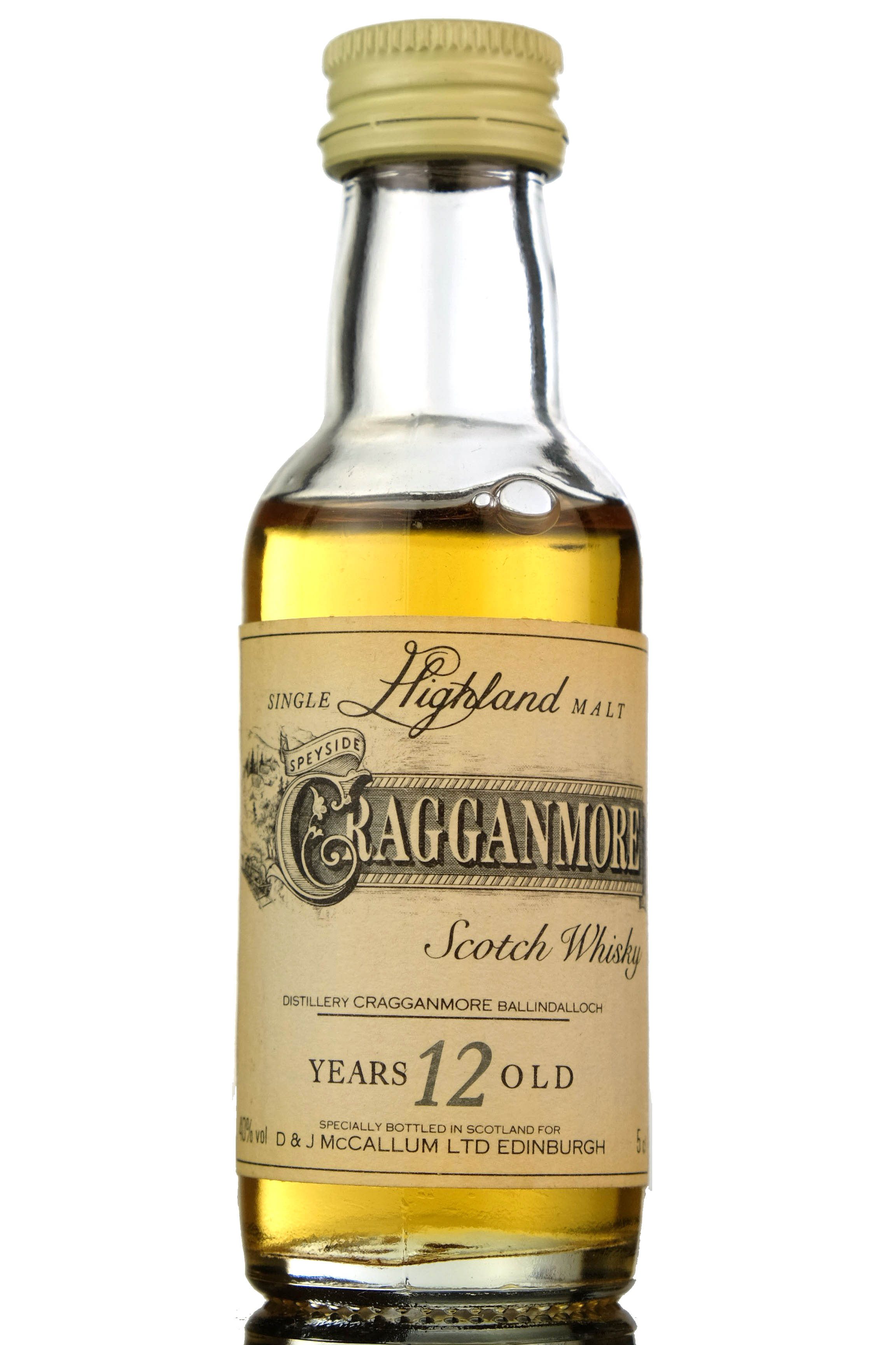 Cragganmore 12 Year Old Miniature