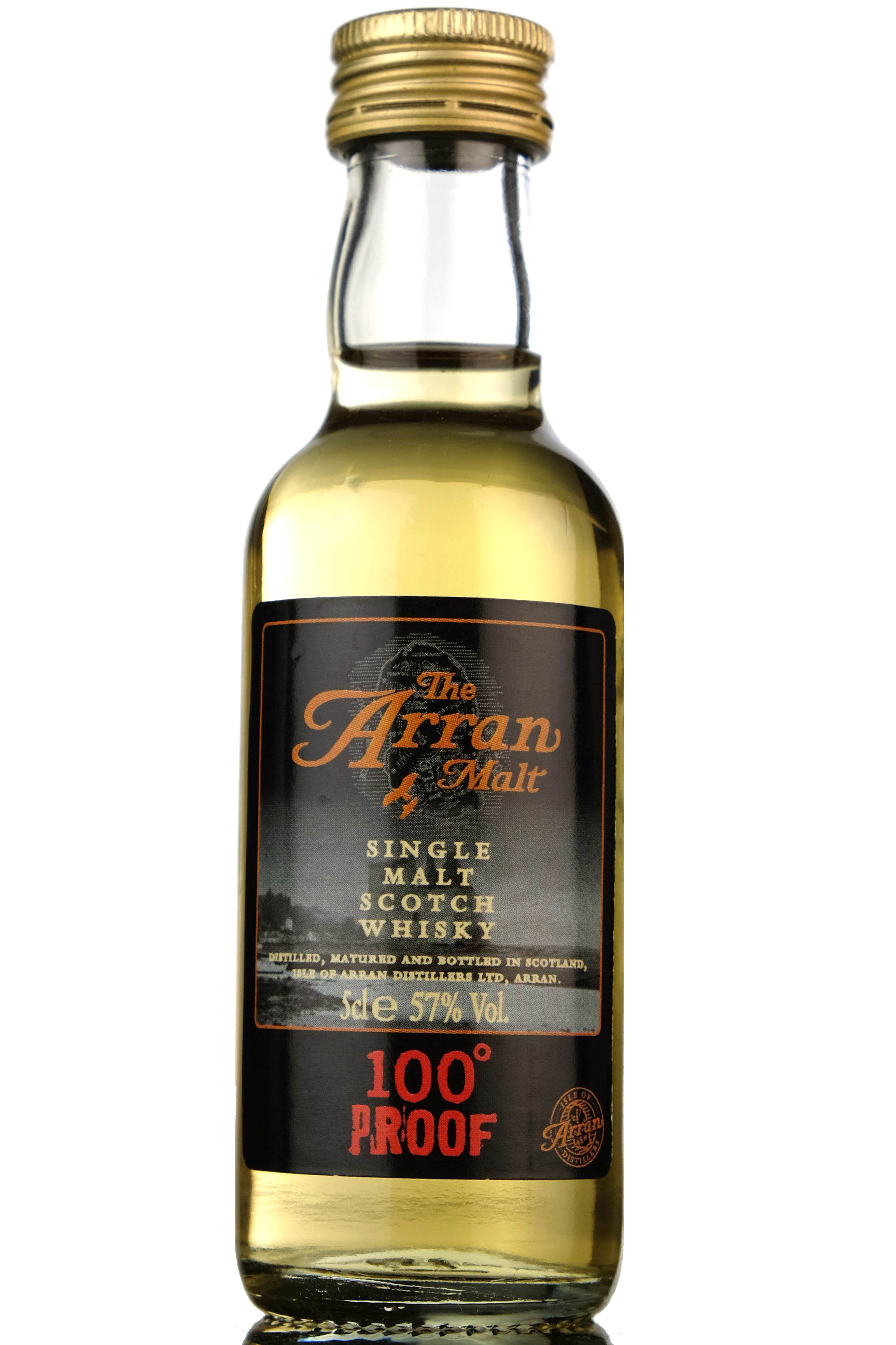 Arran 100 Proof Miniature