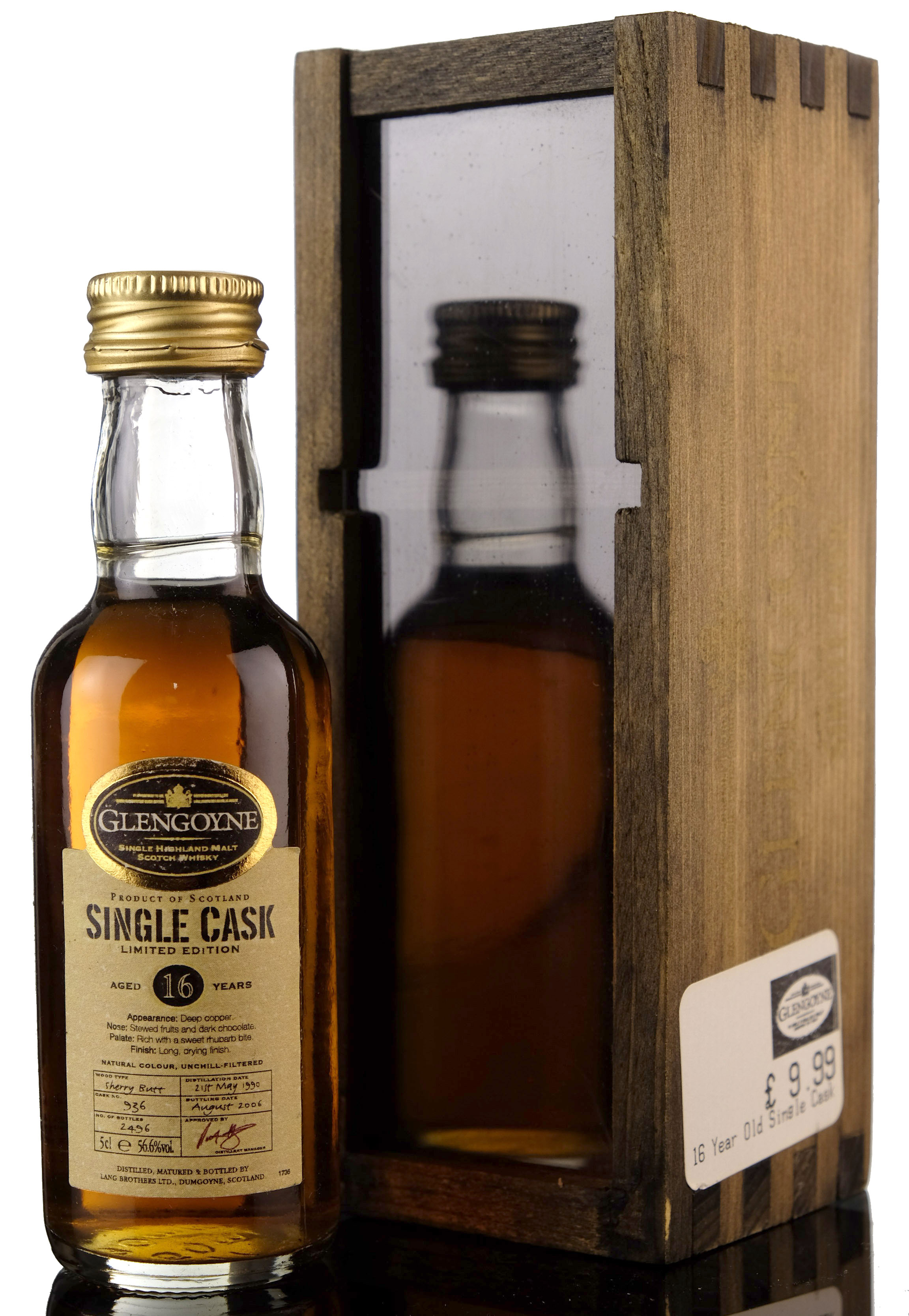Glengoyne 1990-2006 - Single Cask 936 Miniature
