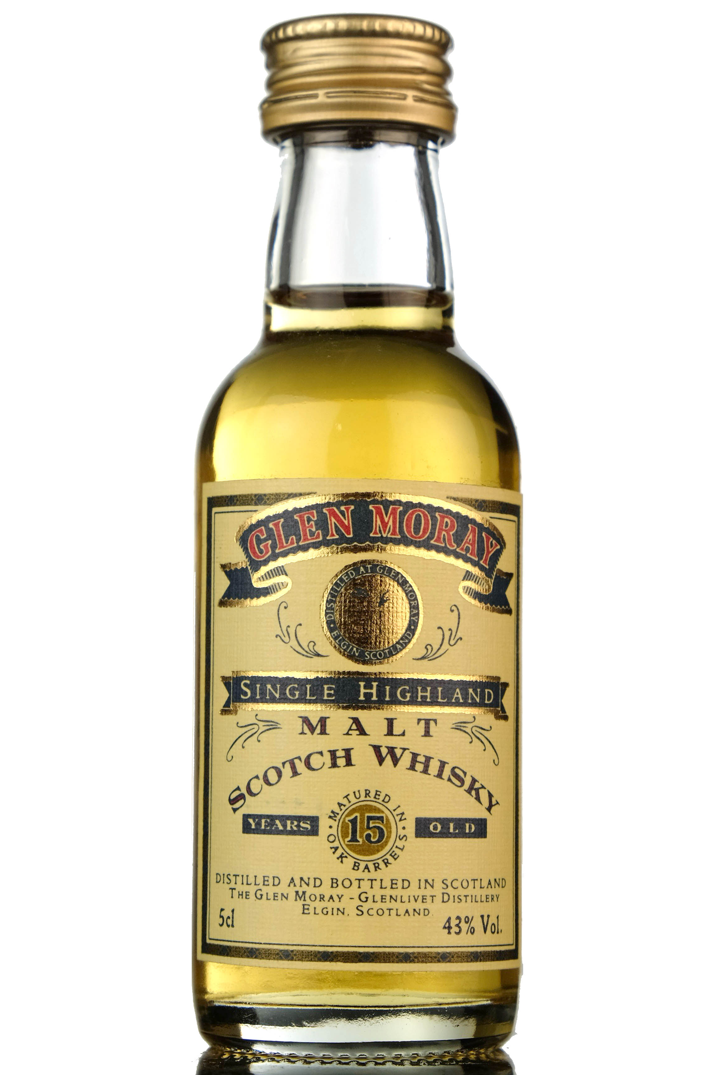 Glen Moray 15 Year Old Miniature