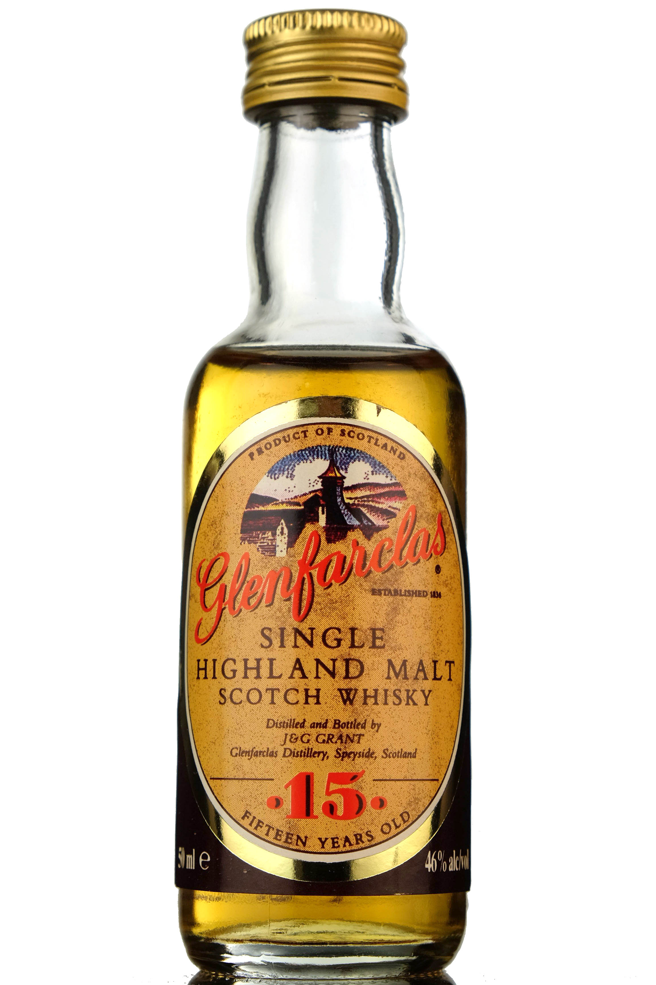 Glenfarclas 15 Year Old Miniature