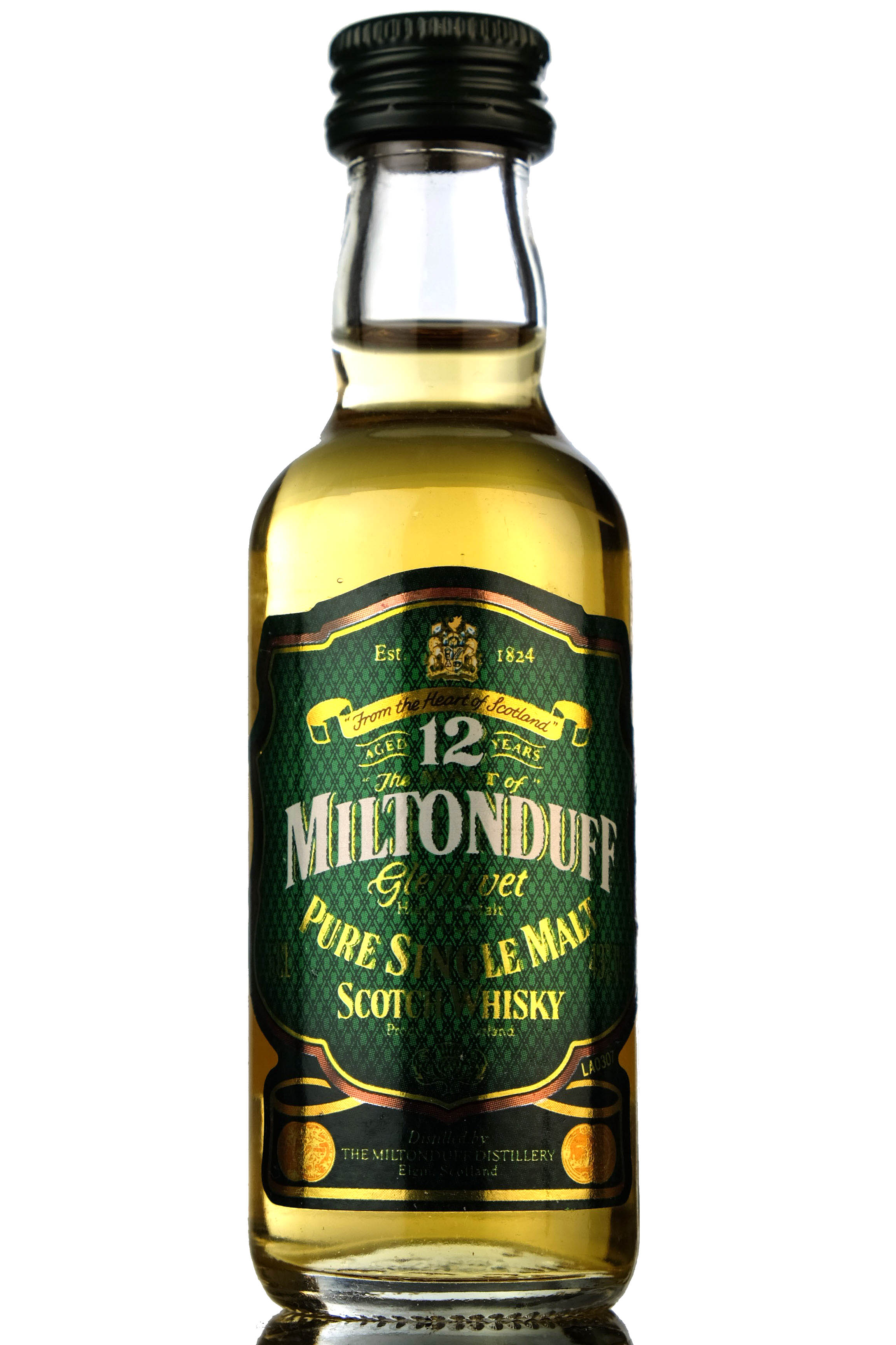 Miltonduff 12 Year Old Miniature