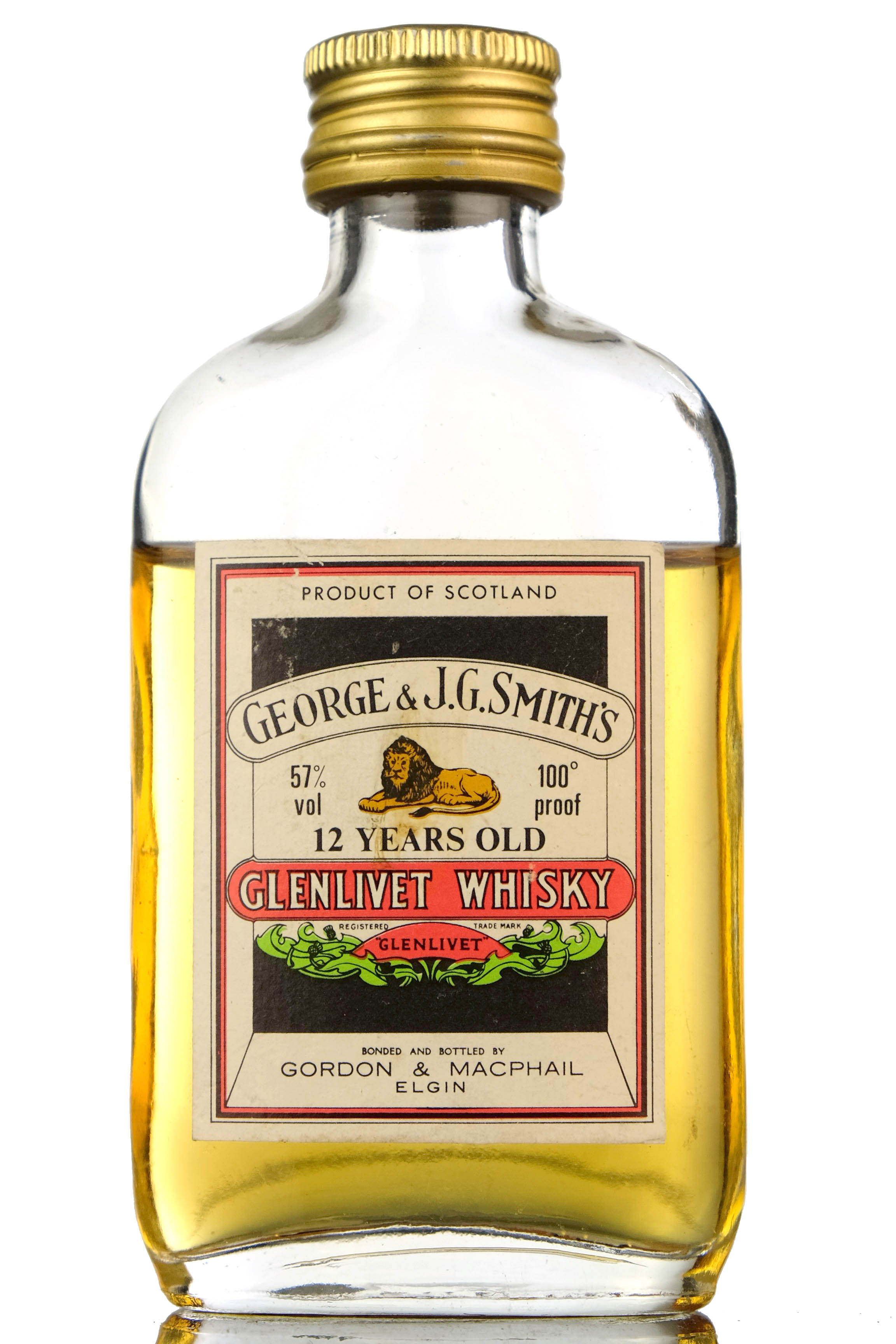 Glenlivet 12 Year Old Miniature - Gordon & MacPhail