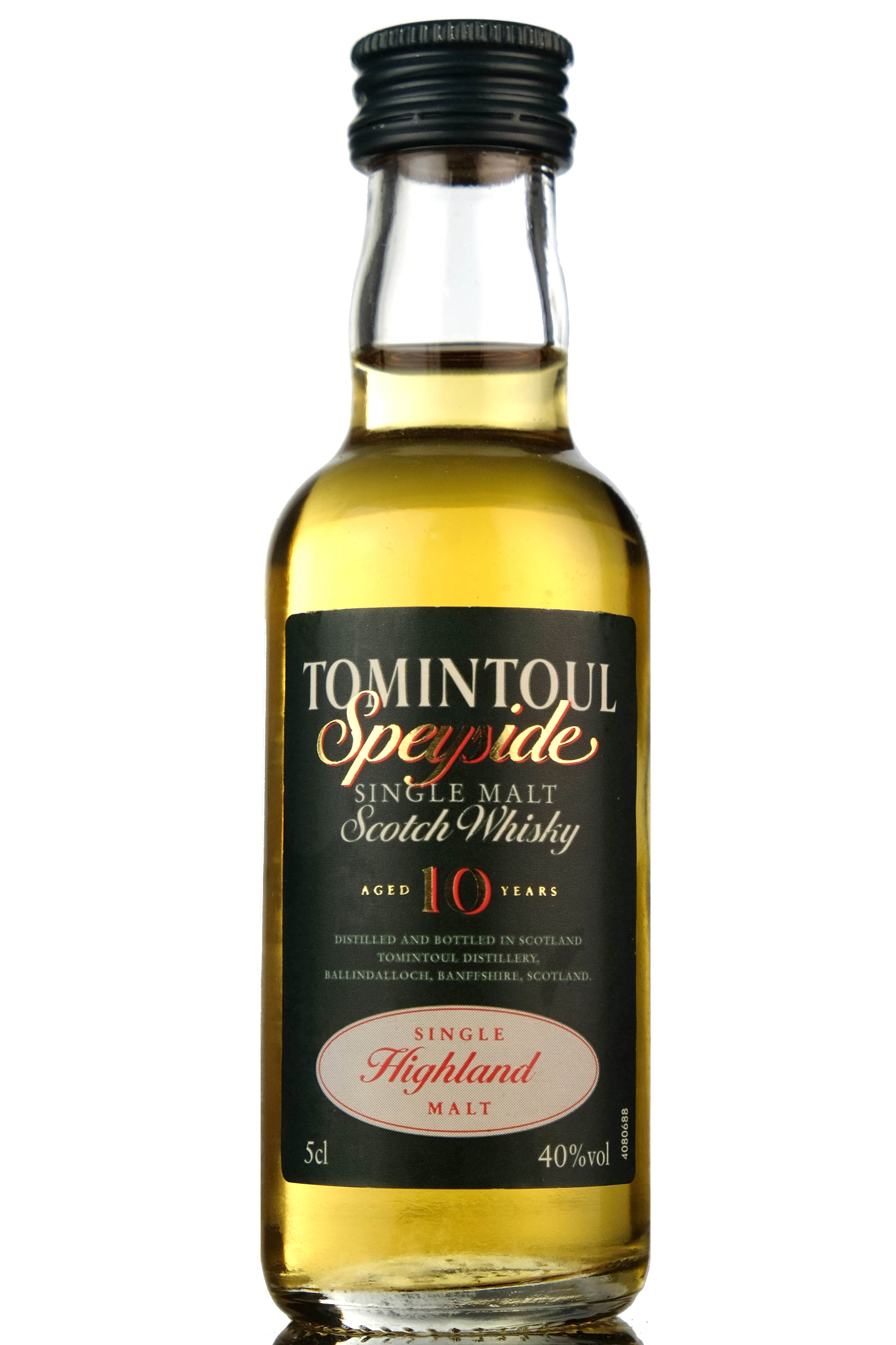 Tomintoul Speyside 10 Year Old Miniature
