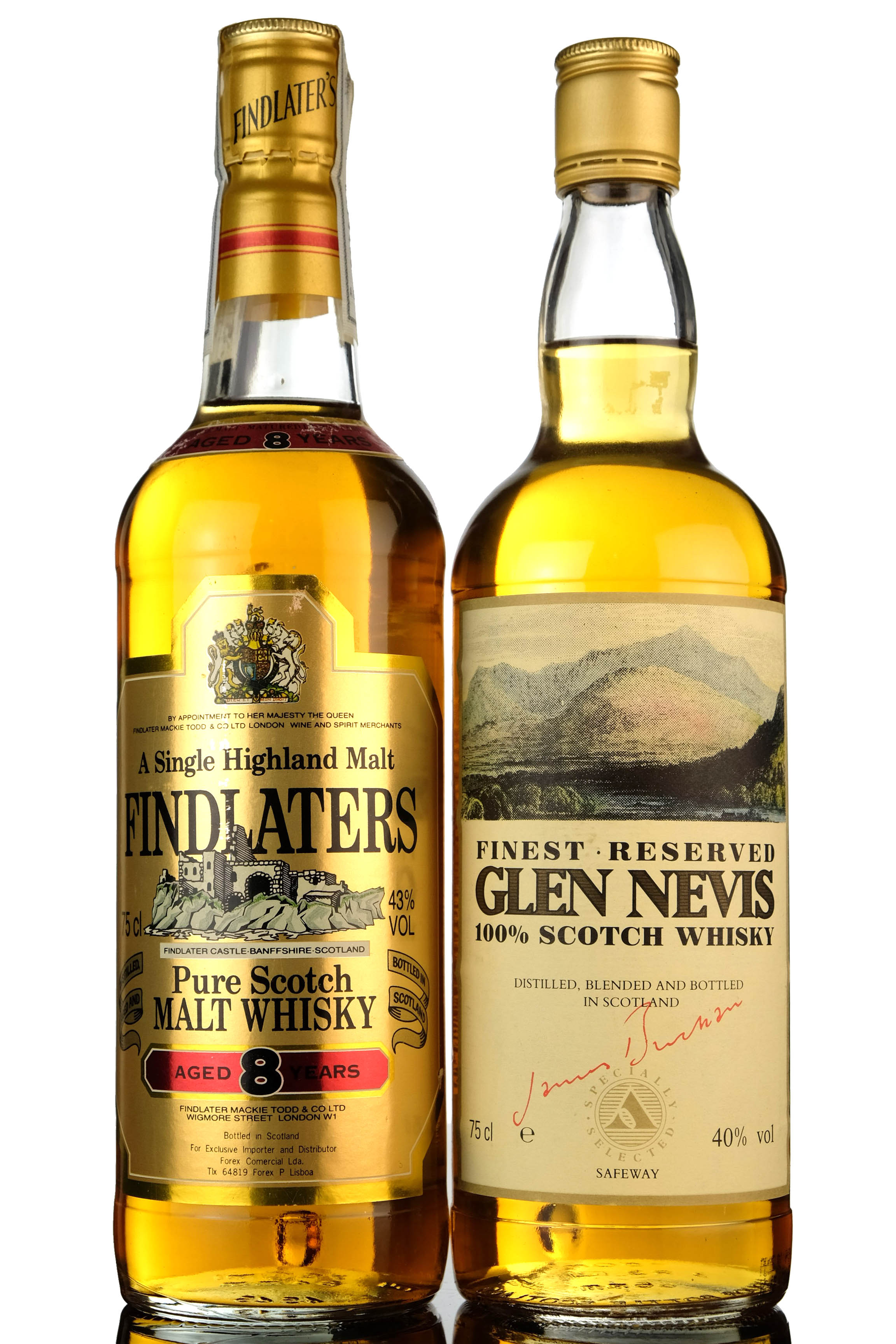 2 x Assorted Whiskies