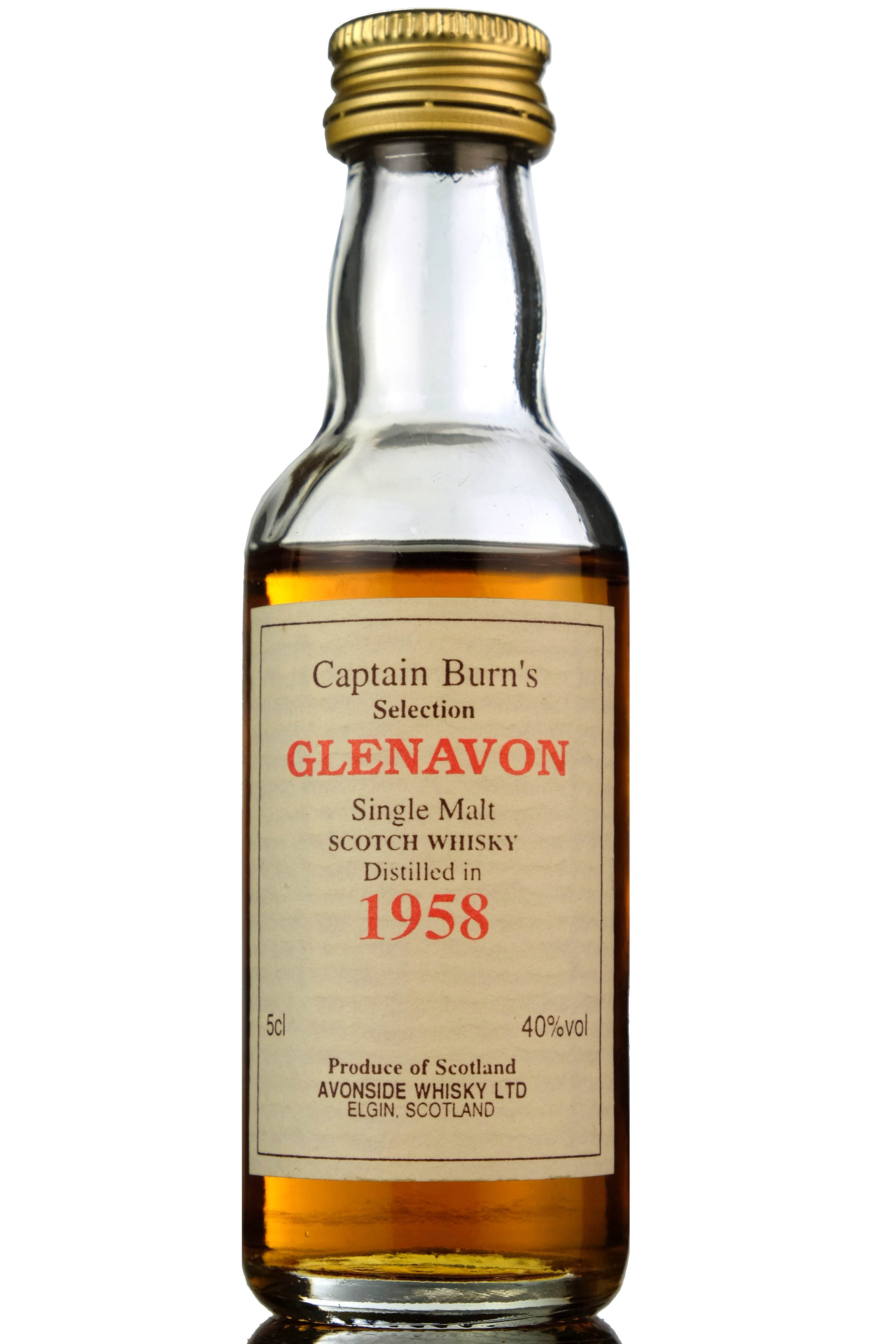Glenavon 1958 - Captain Burns Selection Miniature
