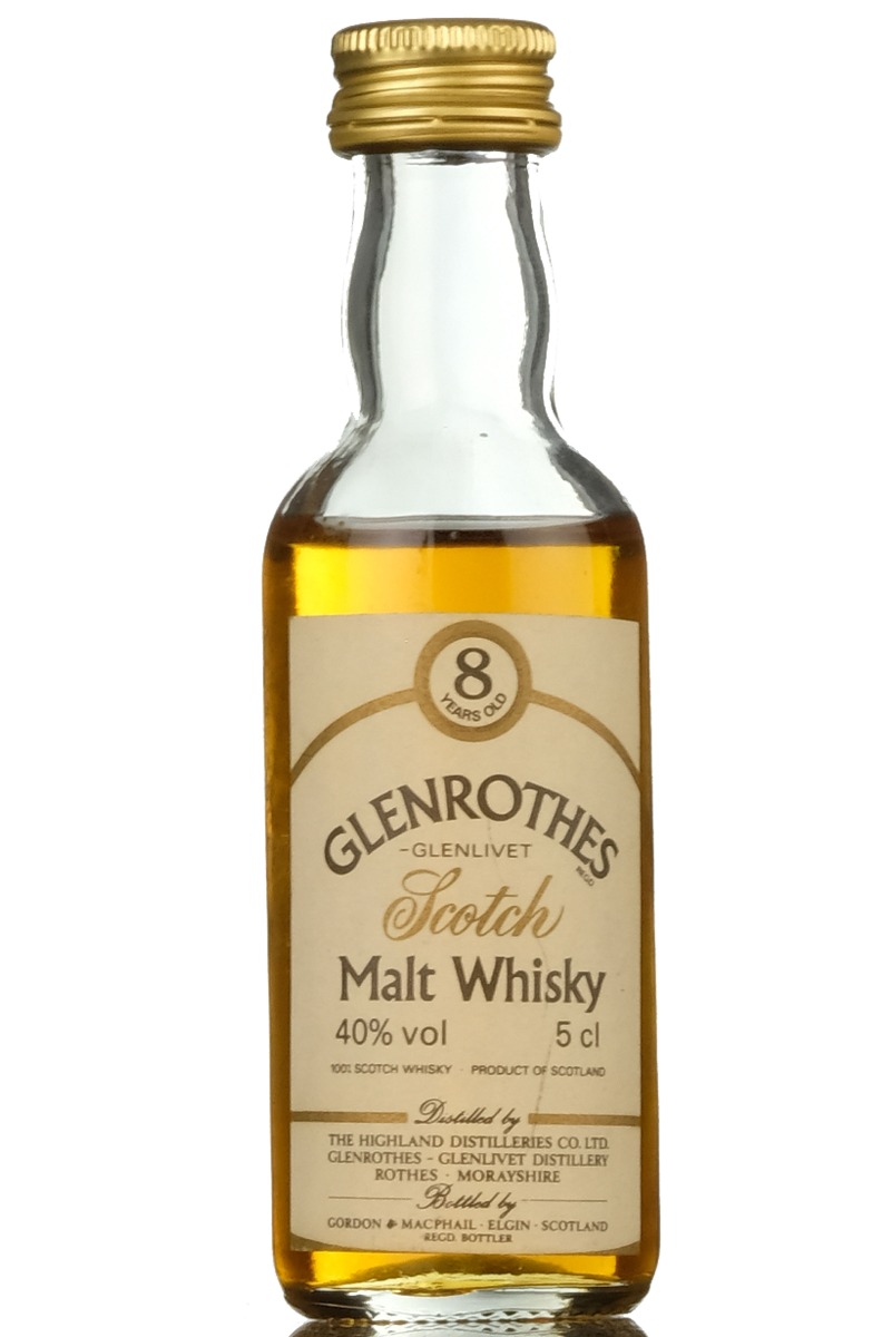 Glenrothes 8 Year Old - Gordon & MacPhail Miniature
