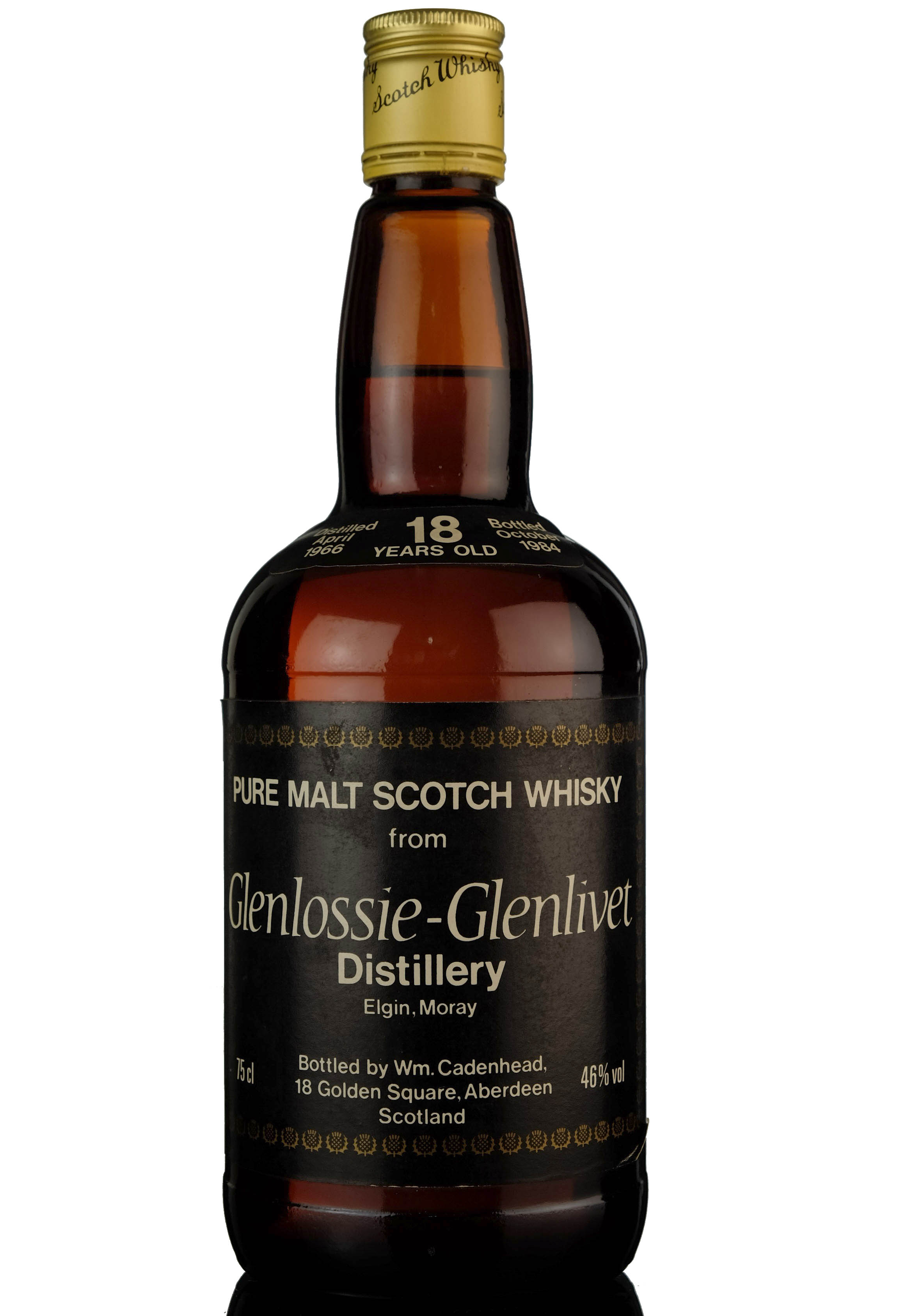 Glenlossieglenlivet 1966 - 1984 18 Cadenheads Dumpy