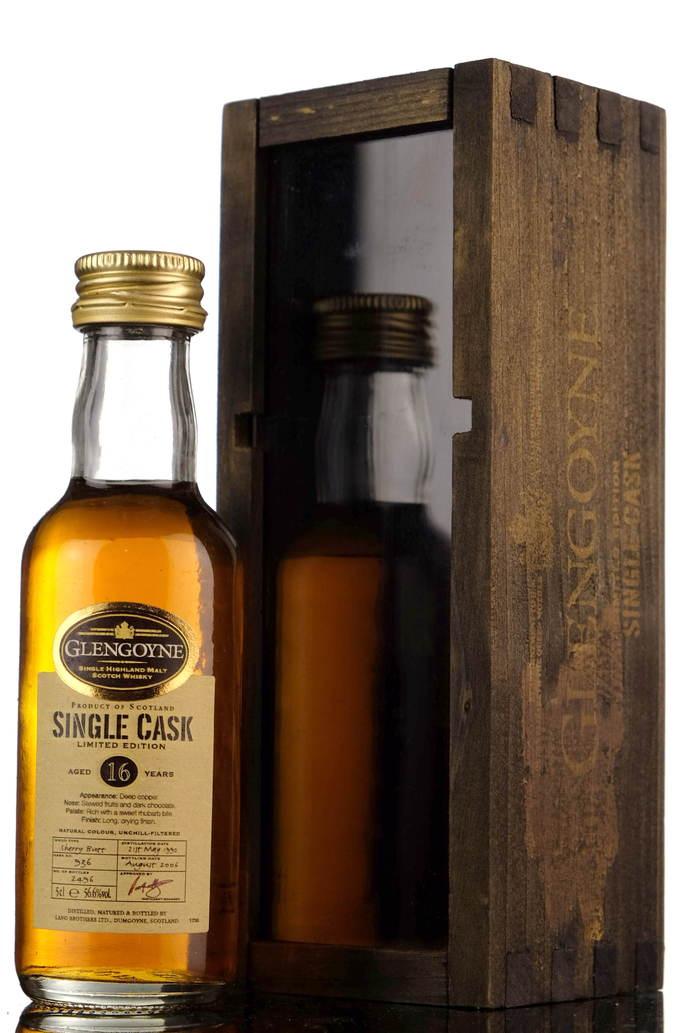 Glengoyne 1990-2006 - Single Cask Miniature