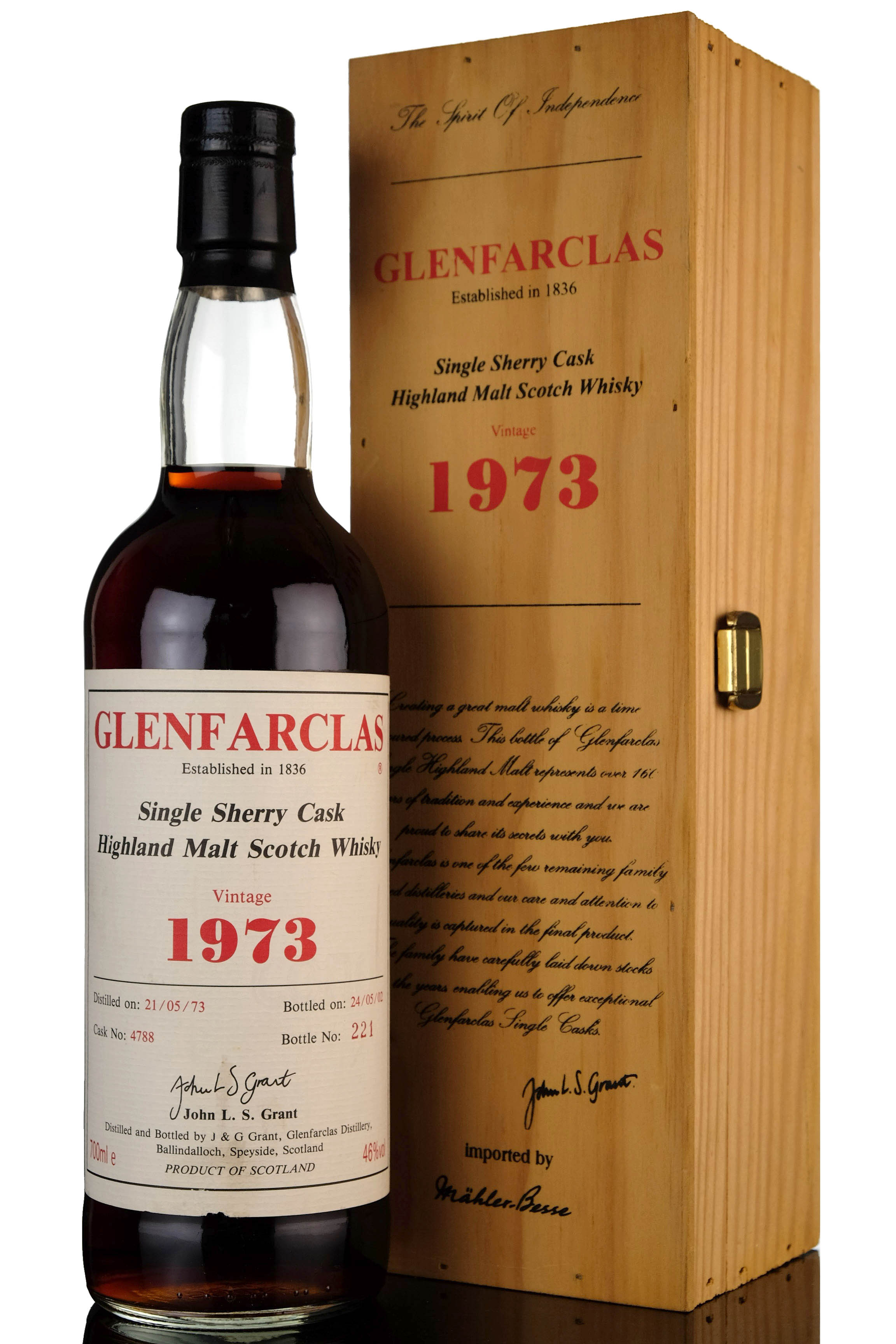 Glenfarclas 1973-2002 - Single Sherry Cask 4788